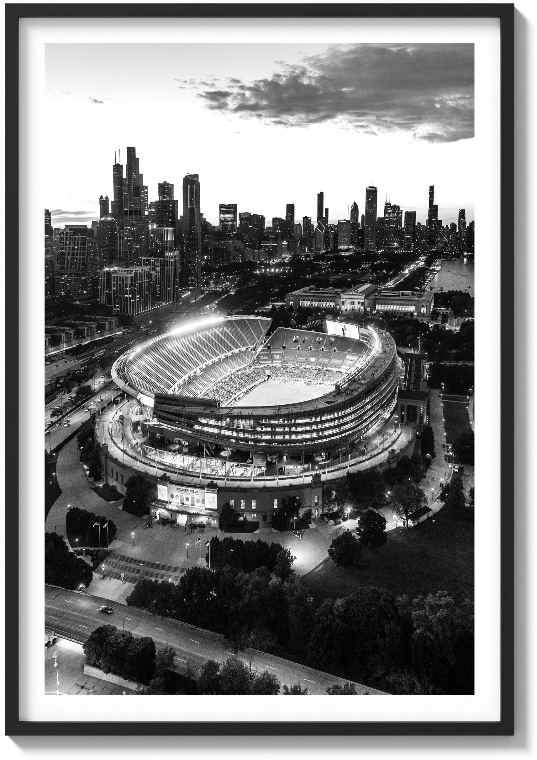 Twilight at Soldier Field