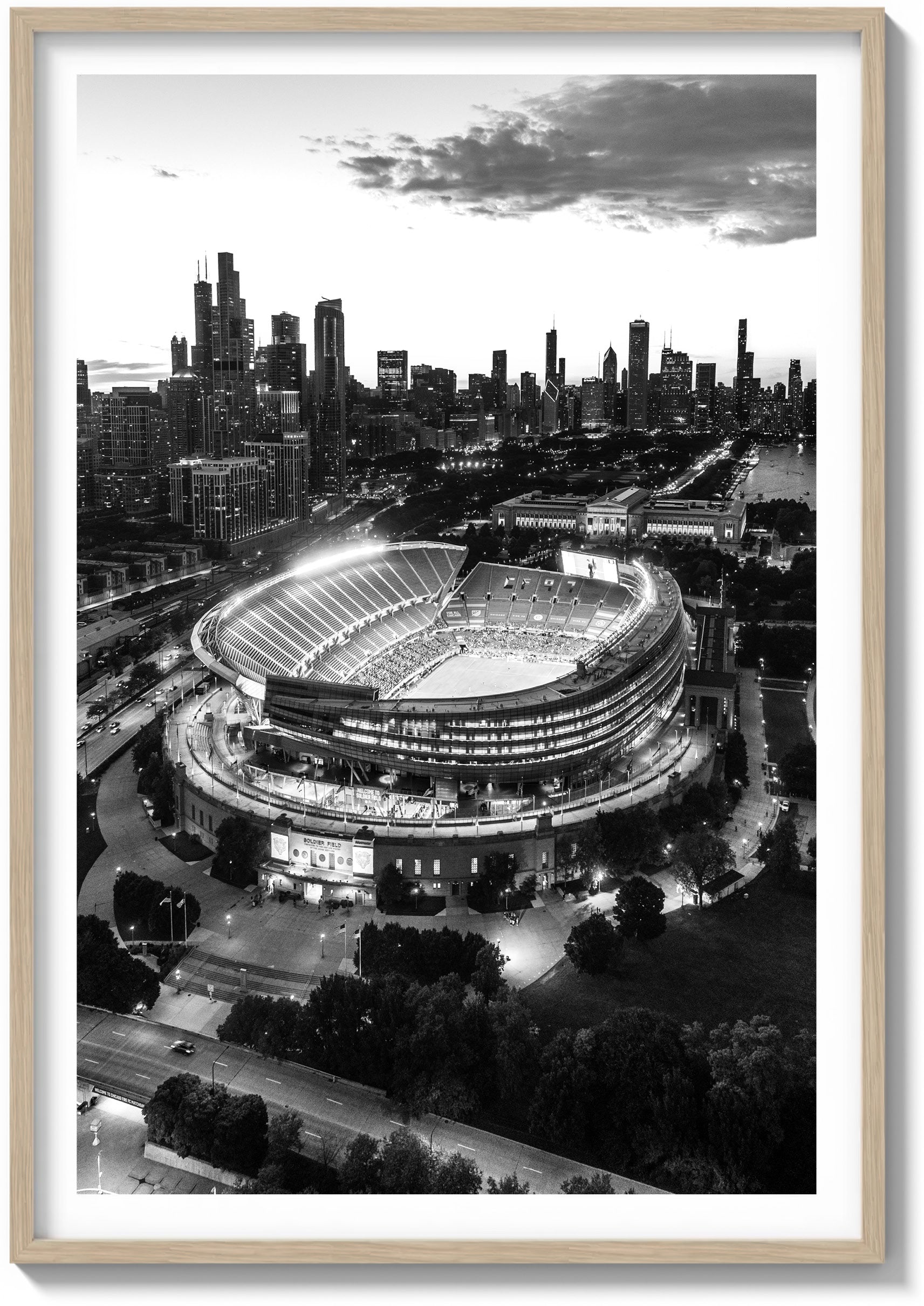 Twilight at Soldier Field
