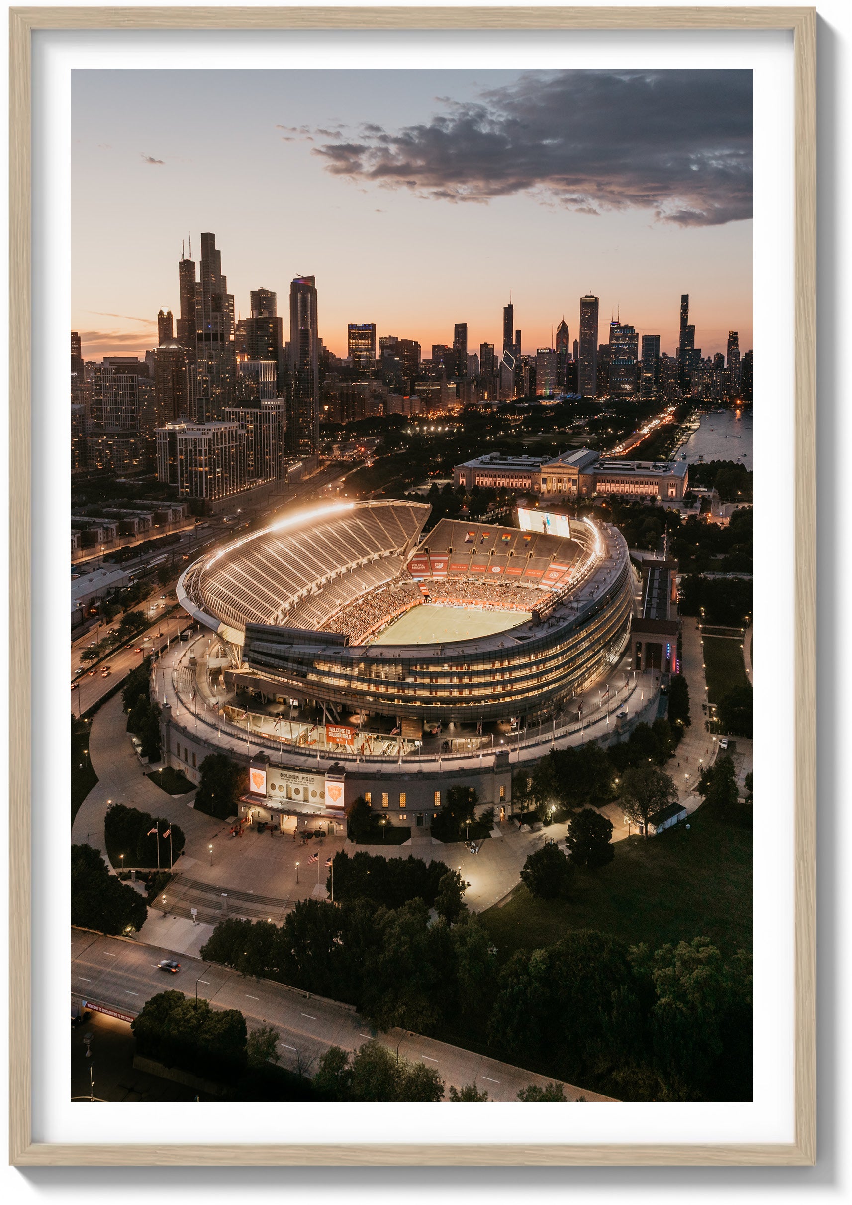 Twilight at Soldier Field