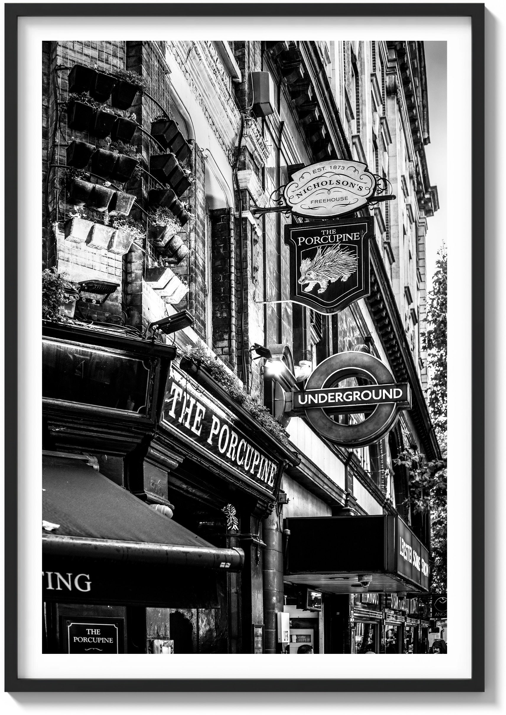 Signage at The Porcupine