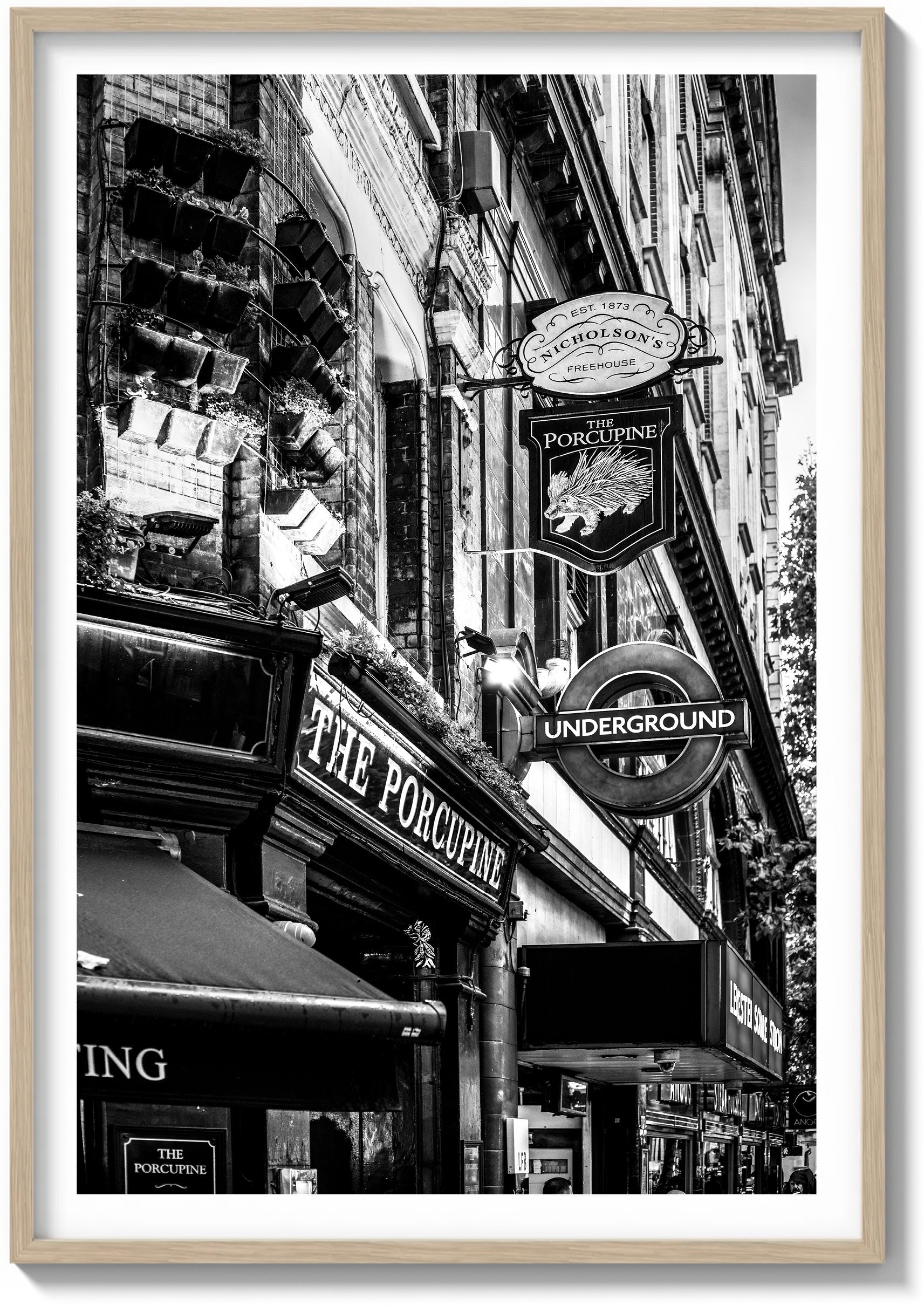 Signage at The Porcupine