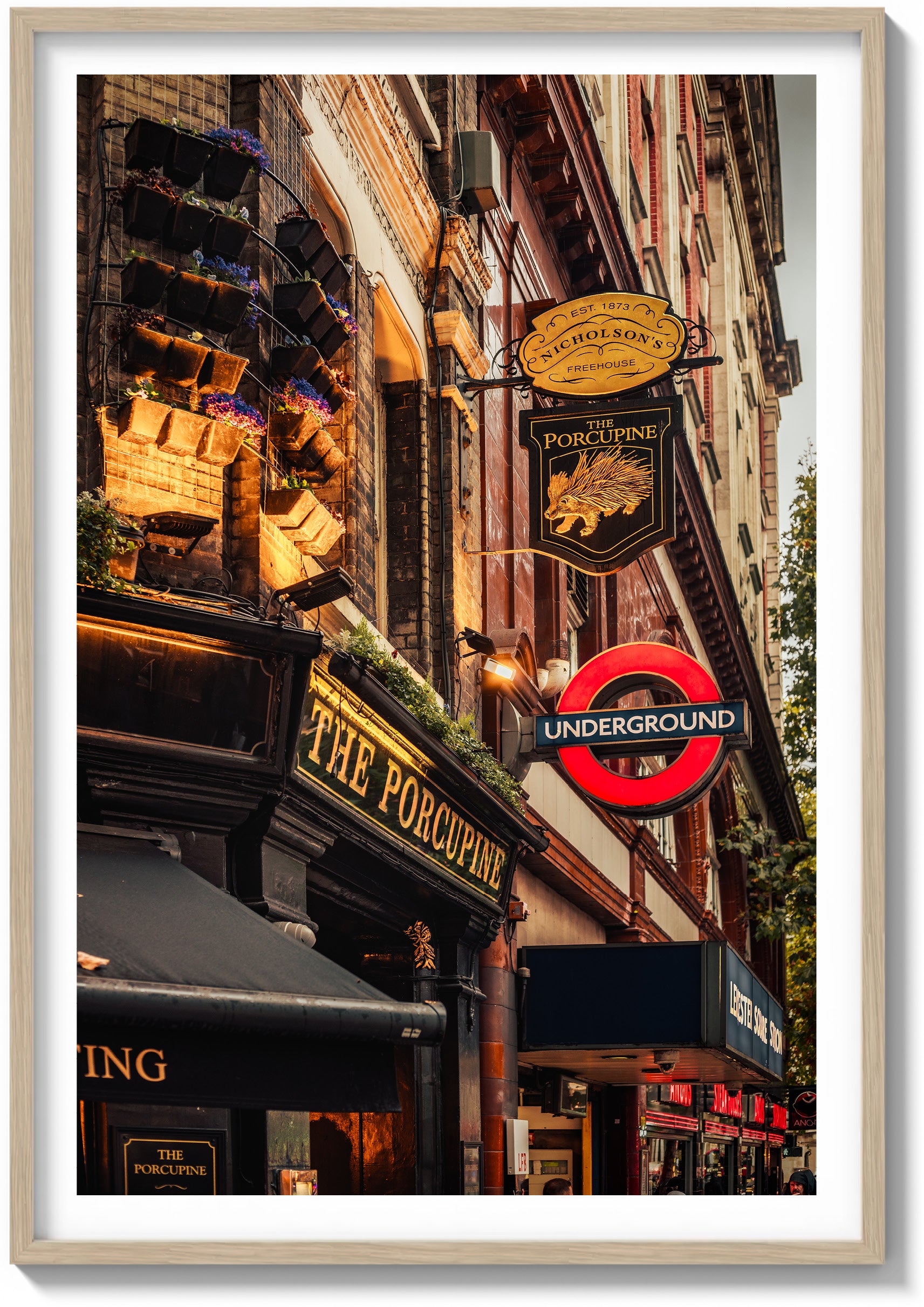 Signage at The Porcupine