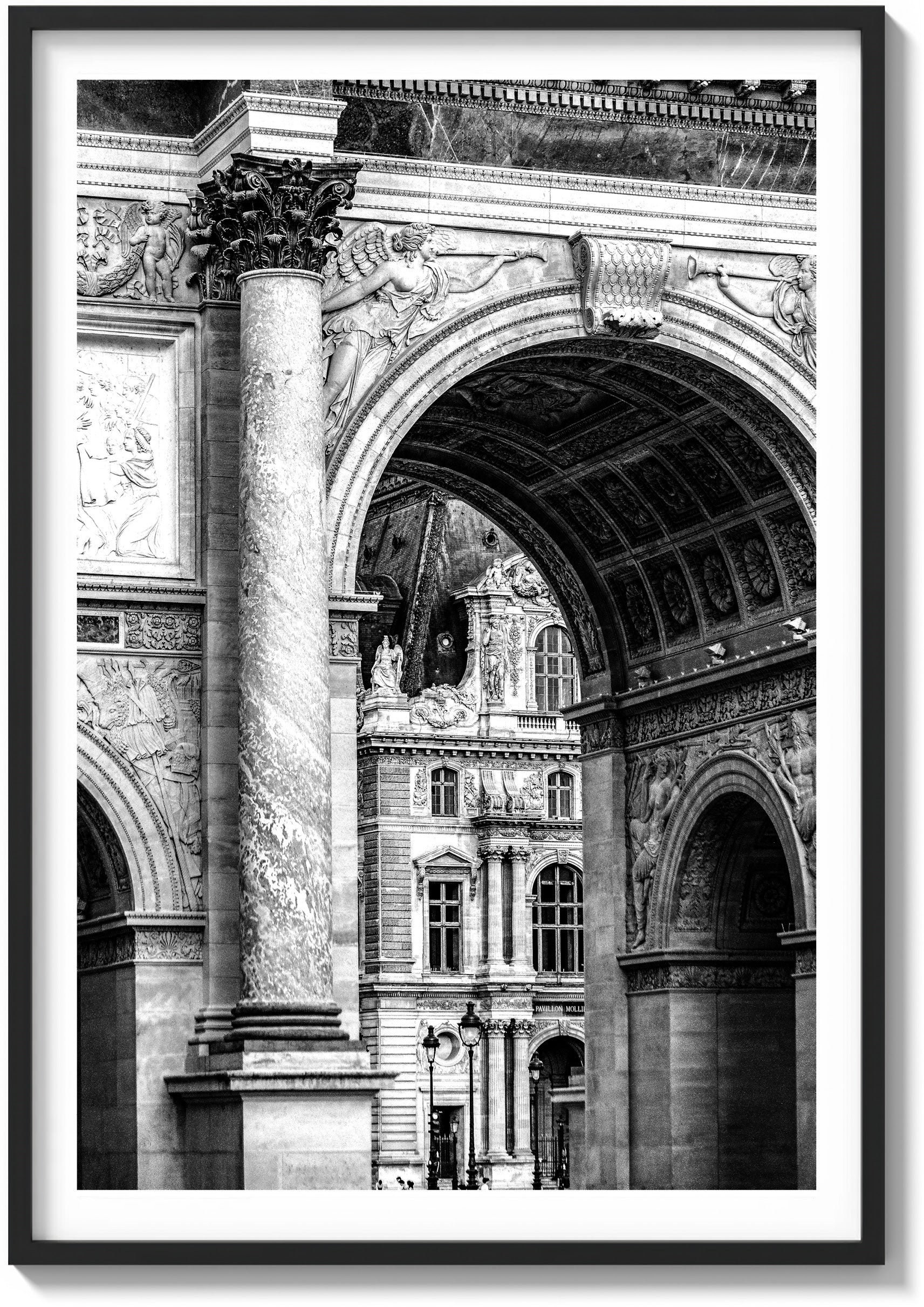 Approaching the Louvre