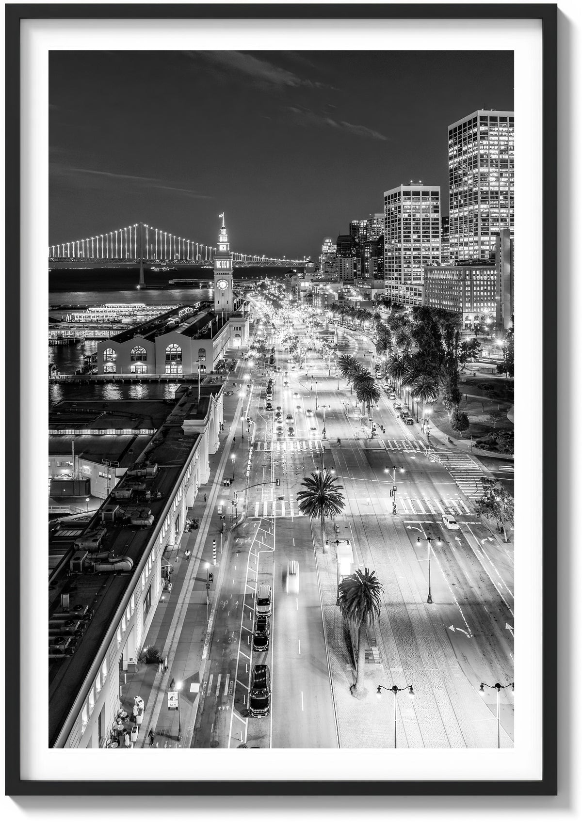 Nightfall at the Ferry Building