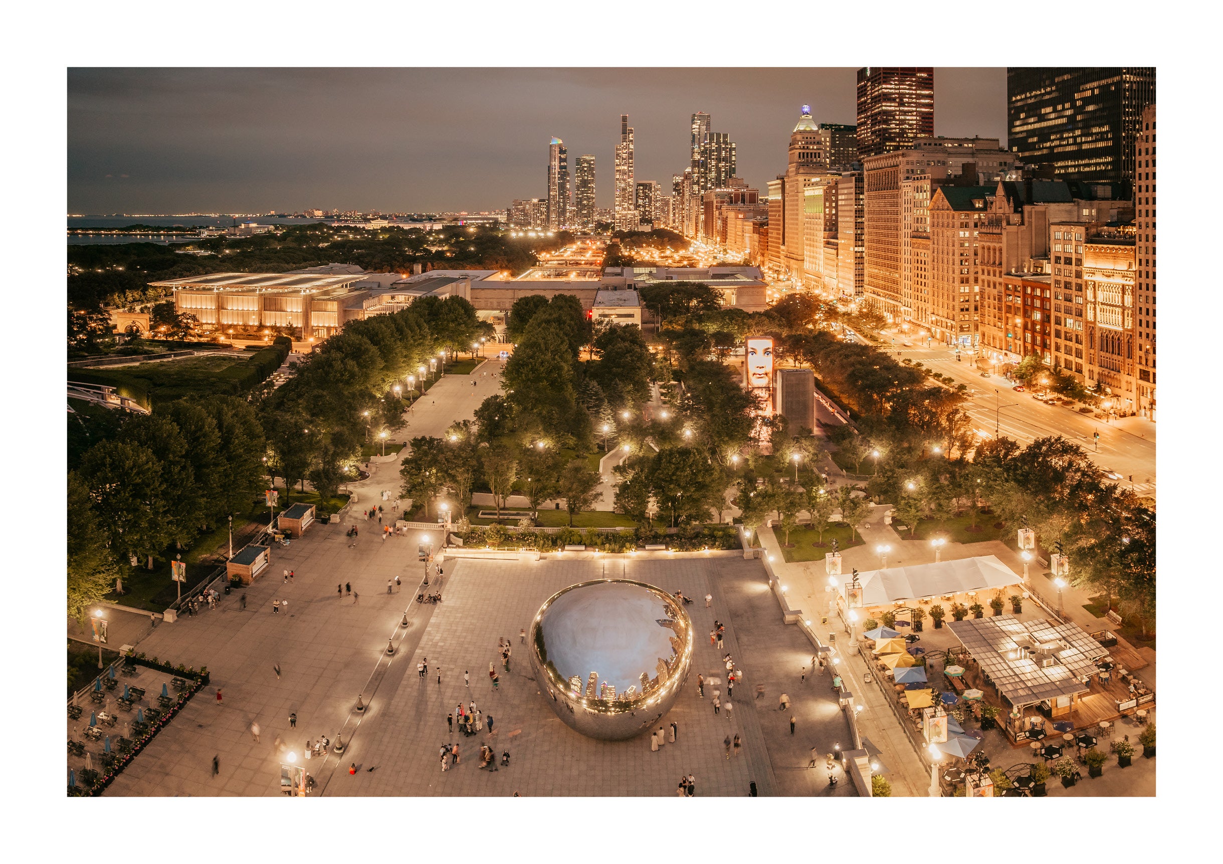 The Bean, 9pm