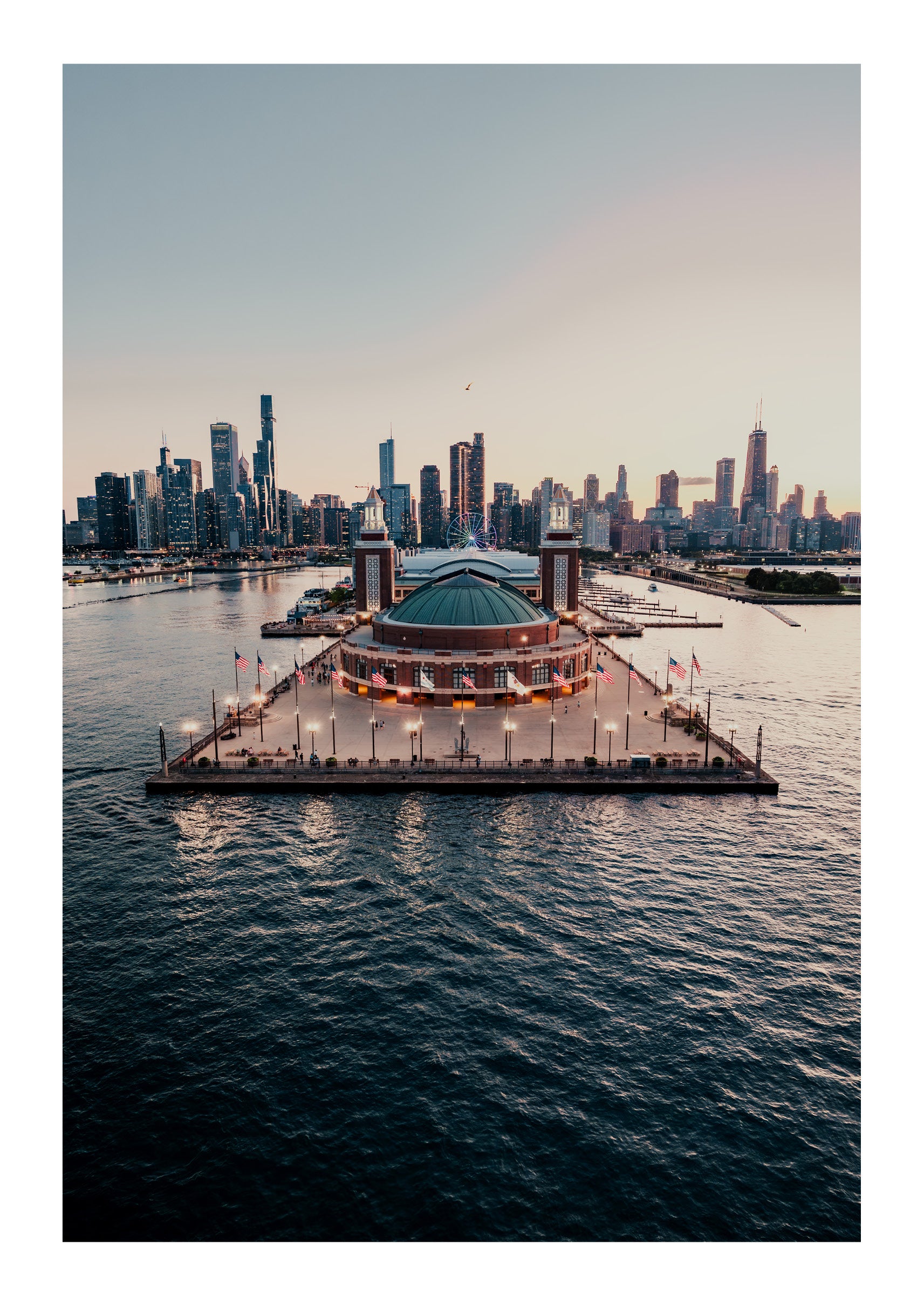 Dusk at the Navy Pier
