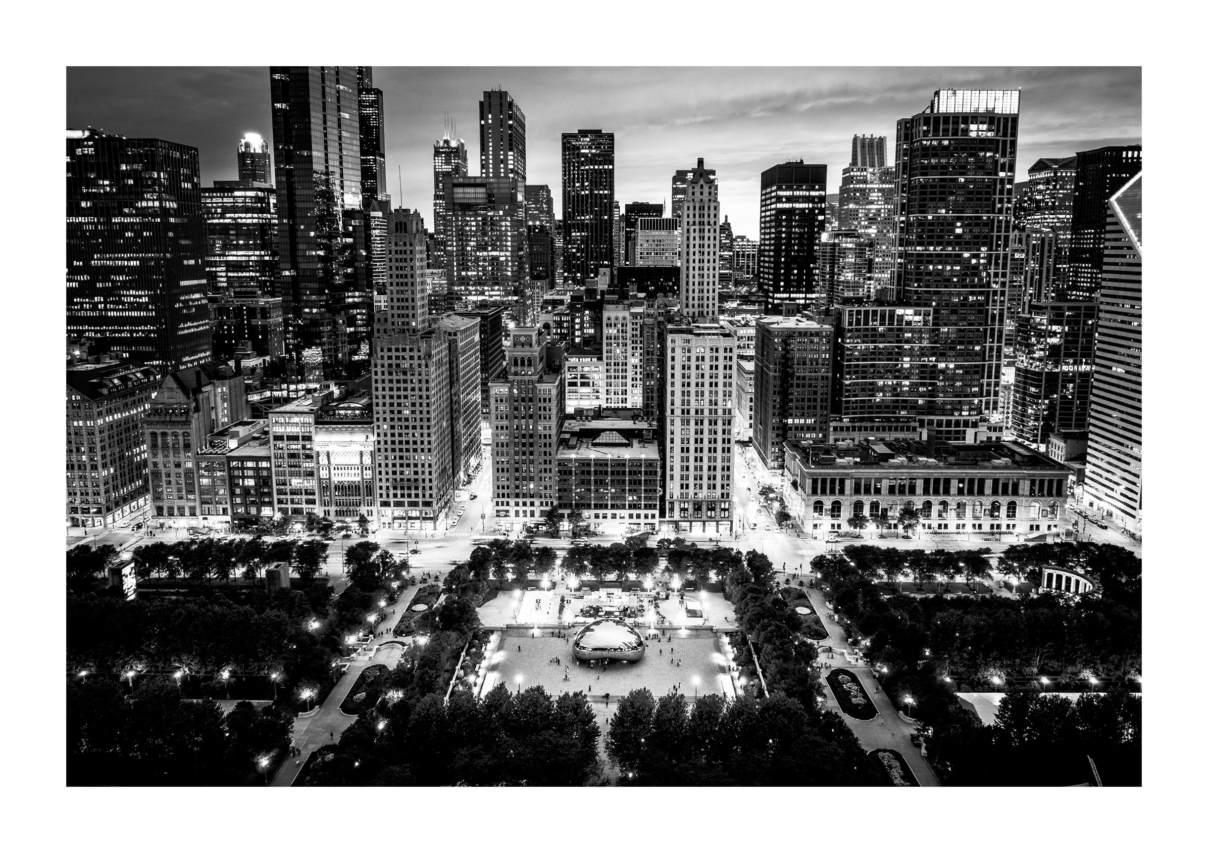 Twilight at Millennium Park