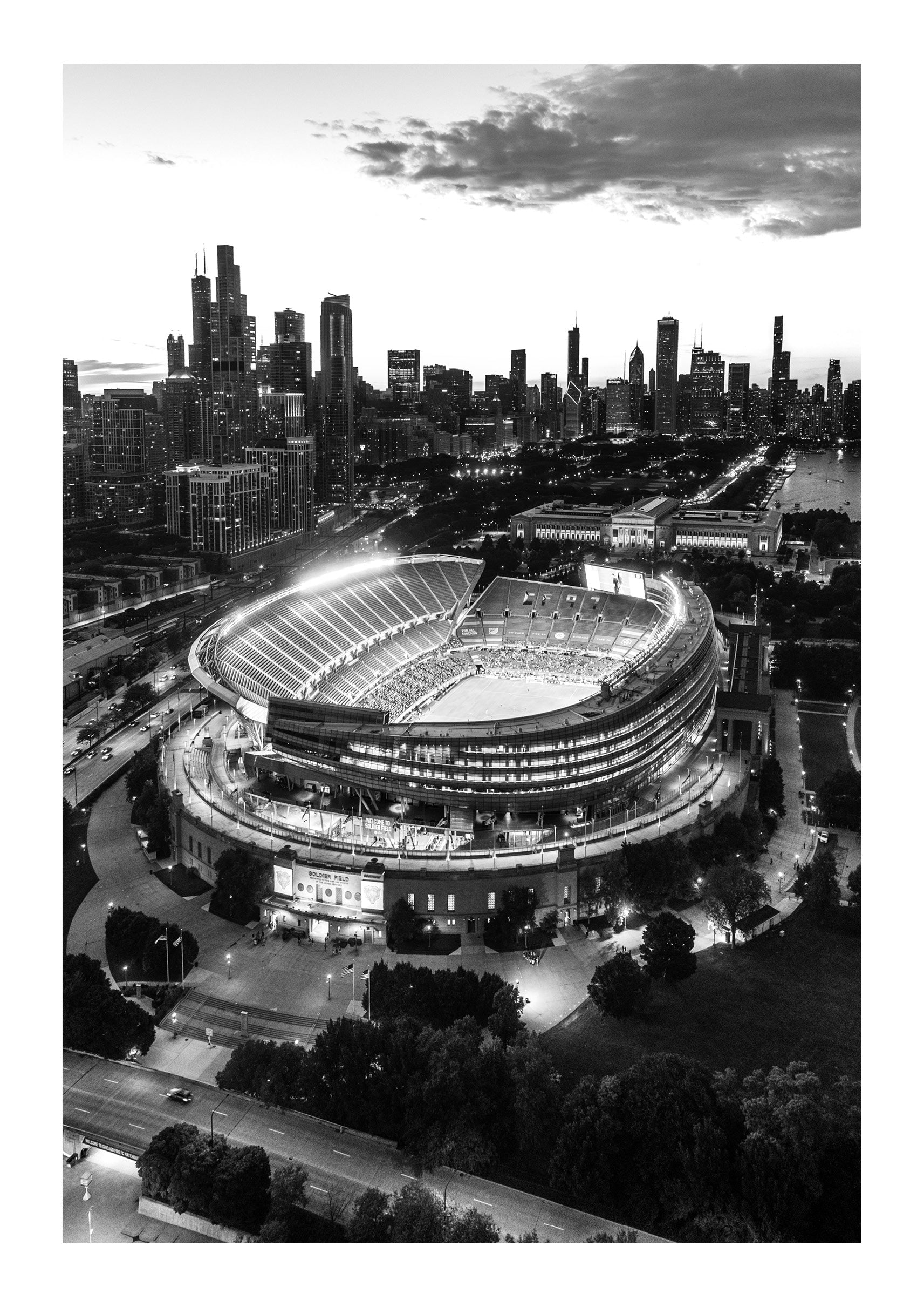 Twilight at Soldier Field