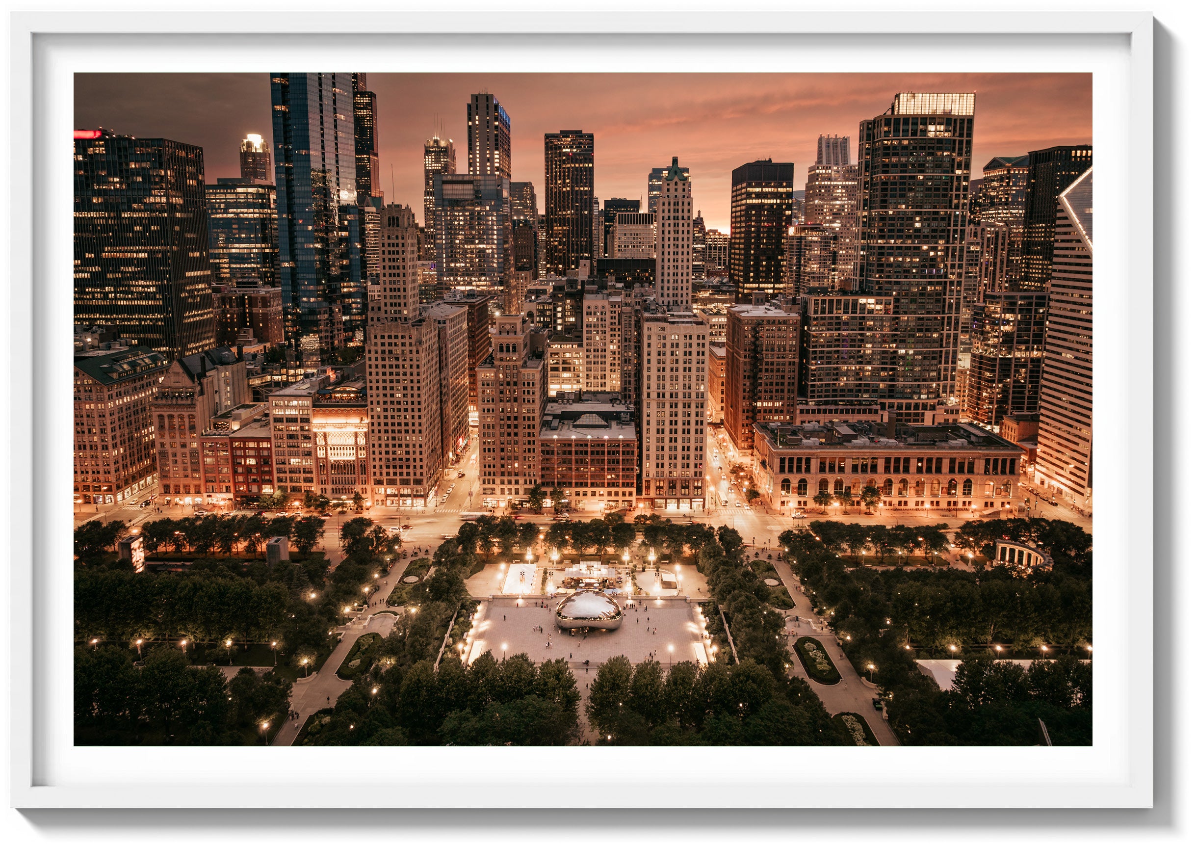 Twilight at Millennium Park