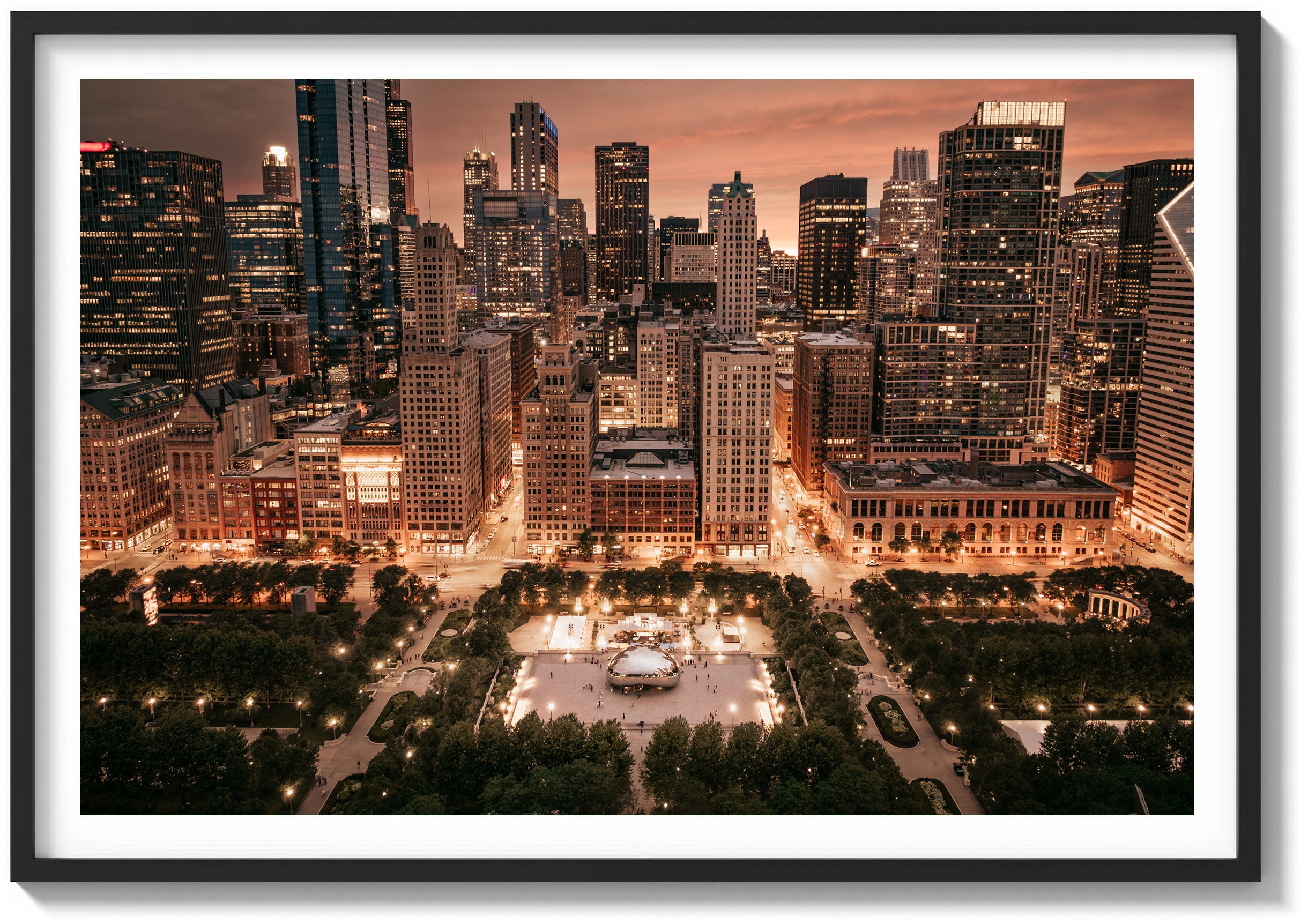 Twilight at Millennium Park