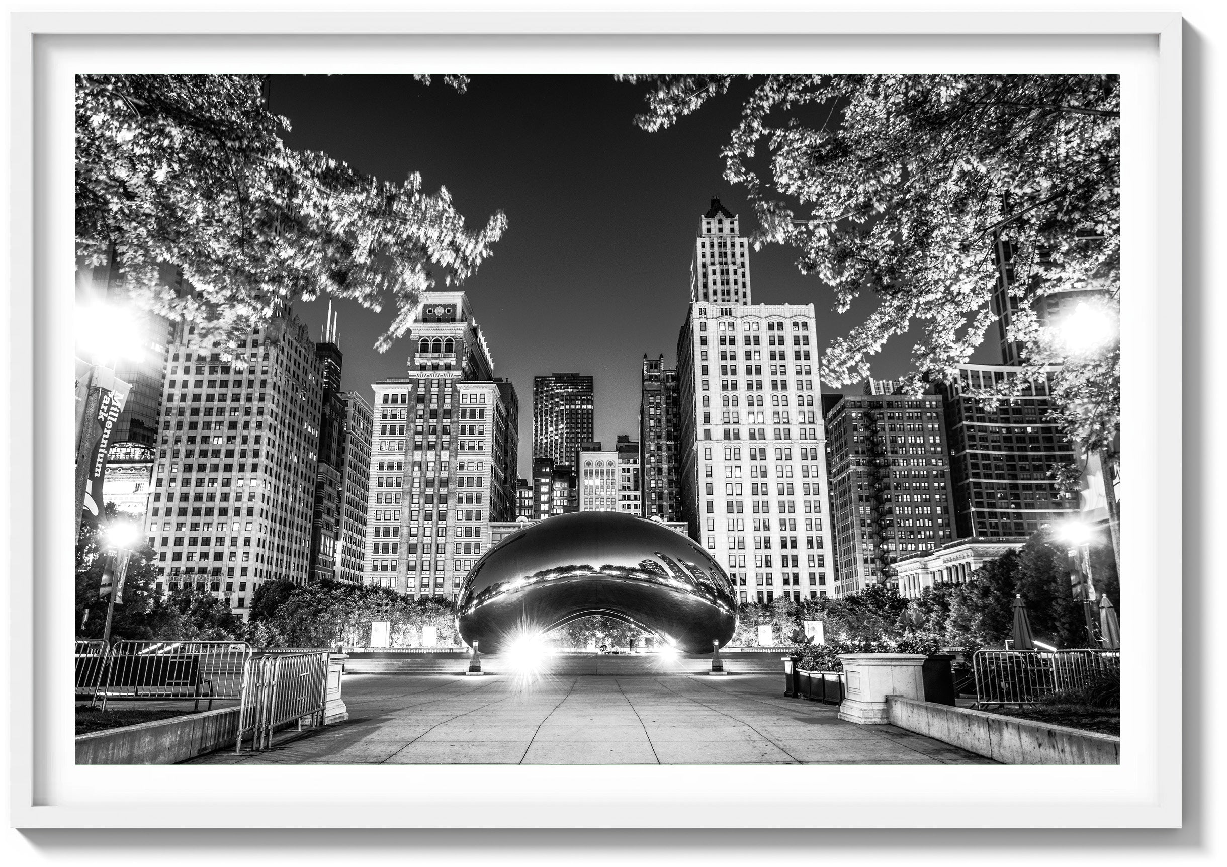 Nighttime at The Bean