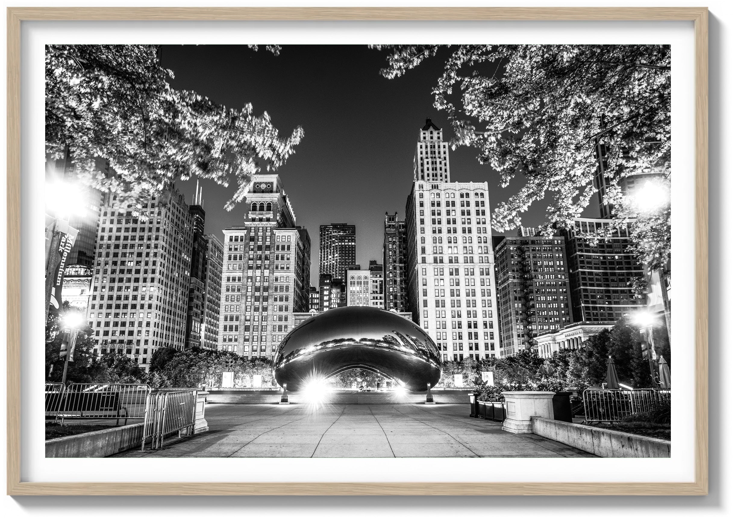 Nighttime at The Bean