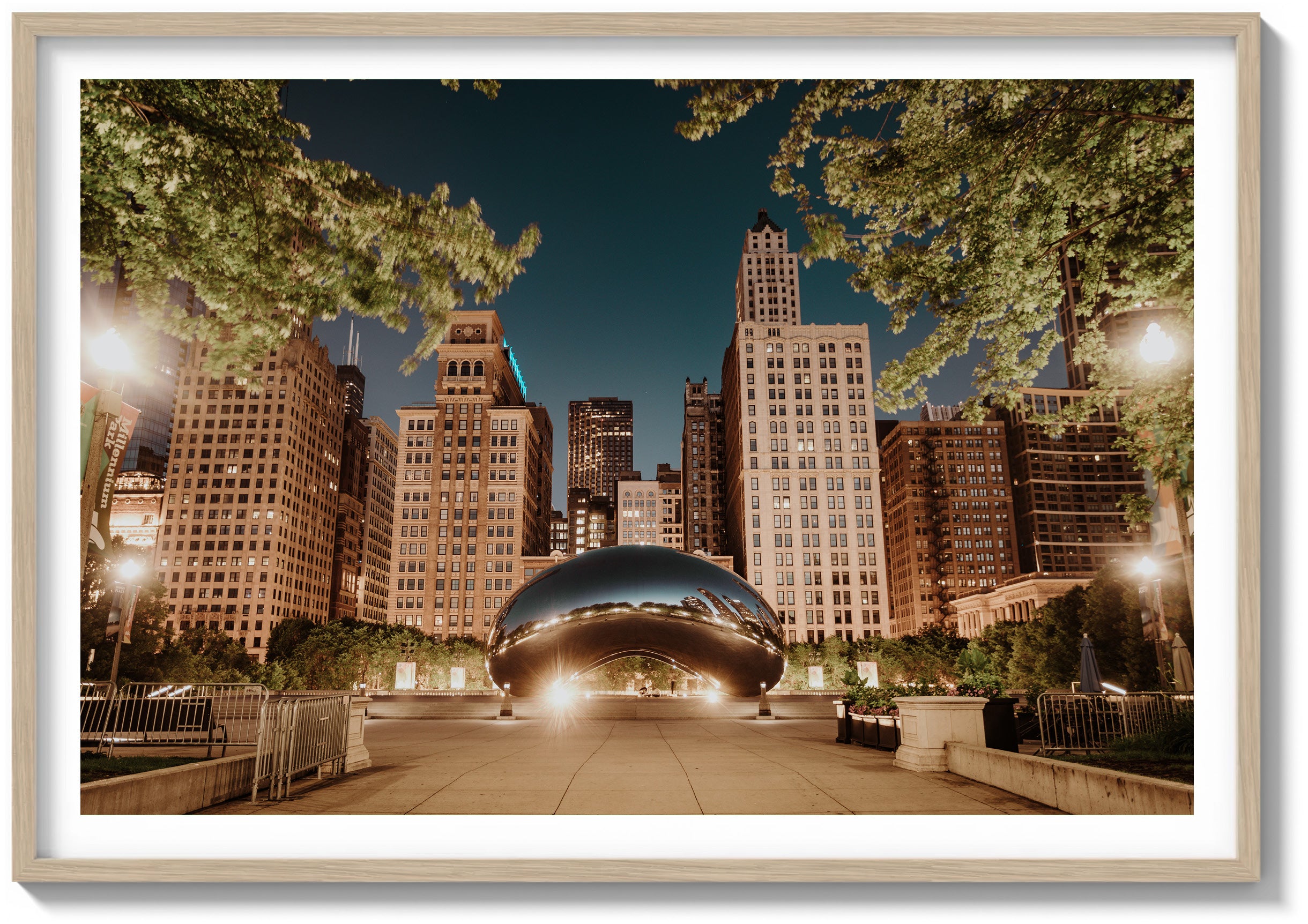 Nighttime at The Bean