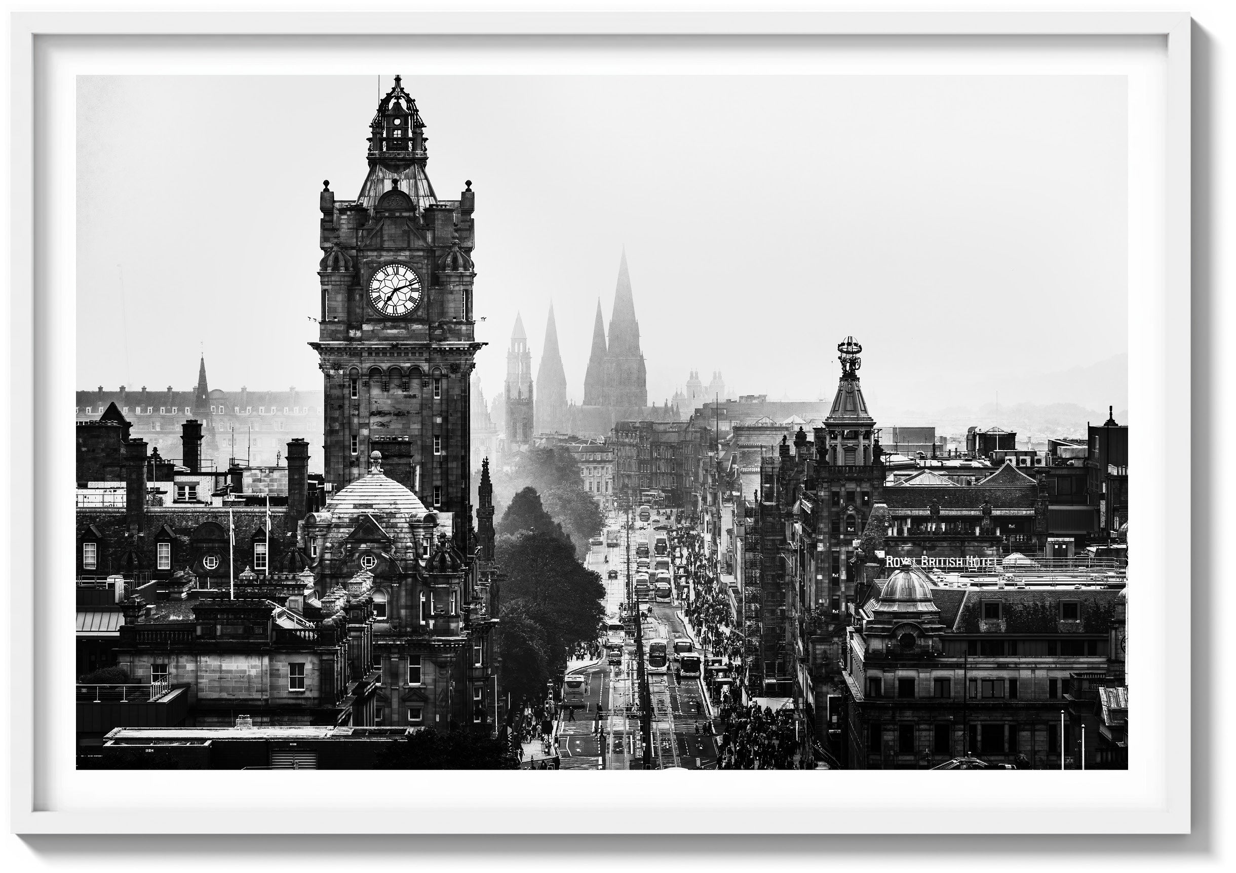 Sunset on Princes Street