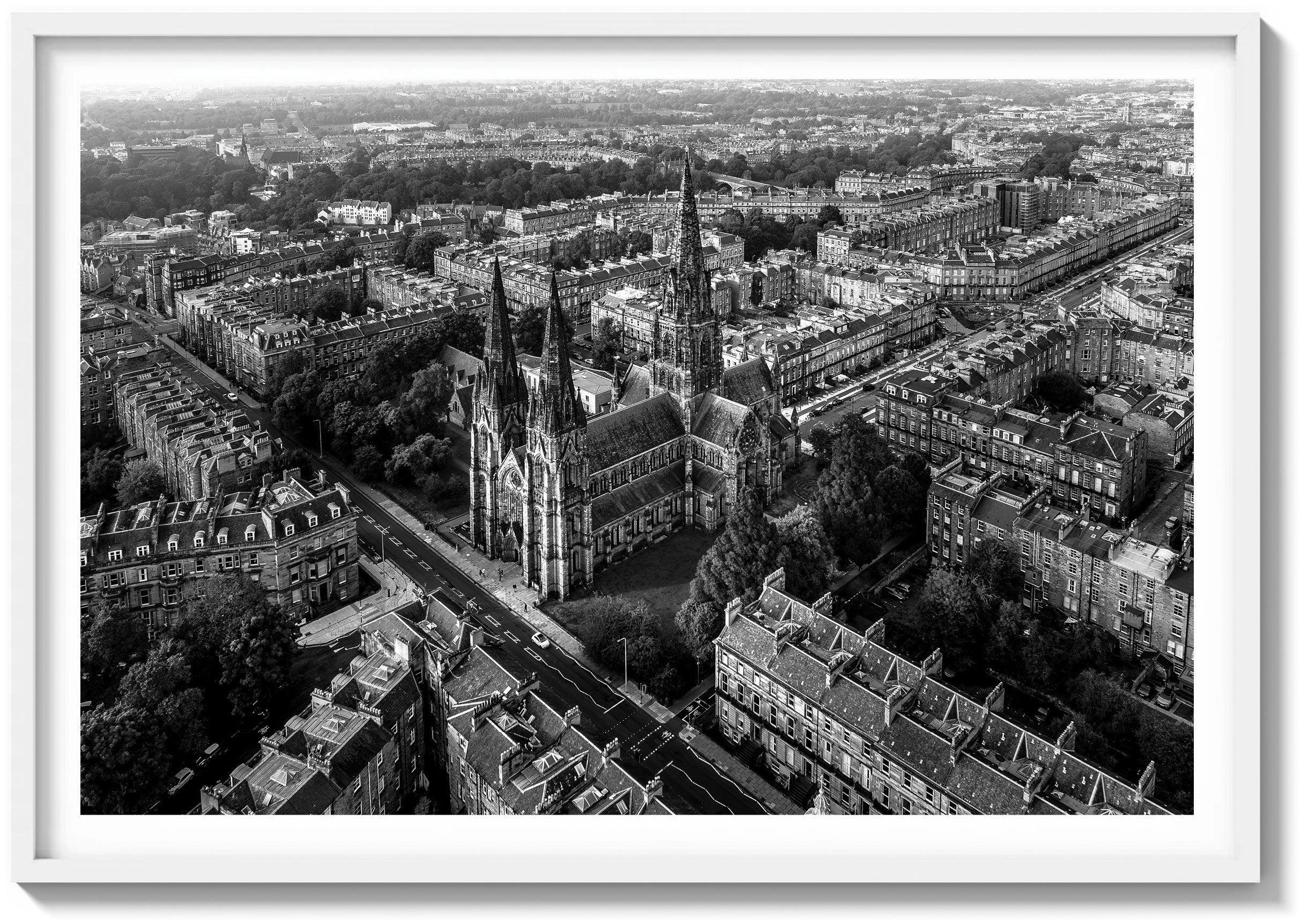 Above St. Mary's Cathedral