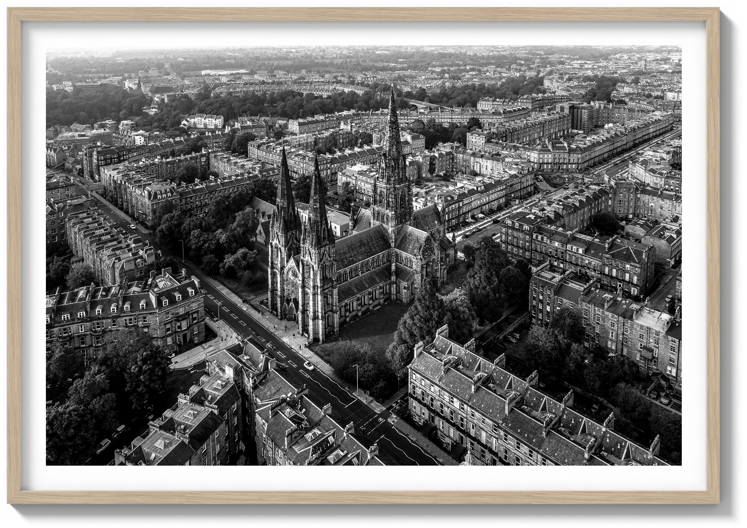 Above St. Mary's Cathedral