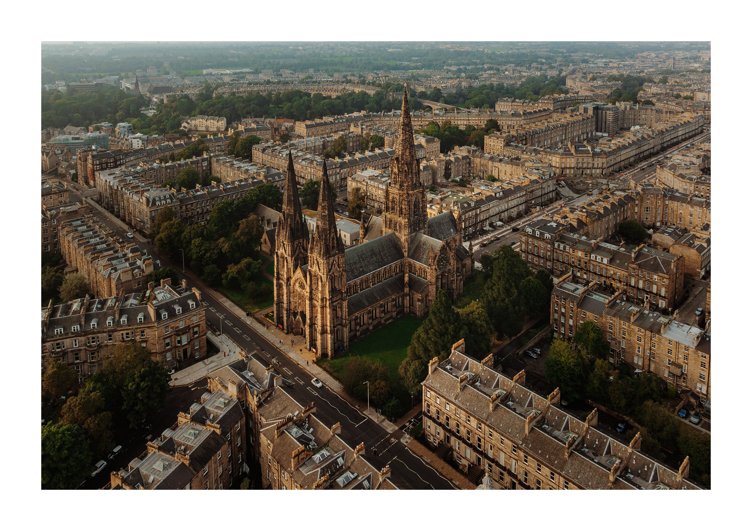 Above St. Mary's Cathedral