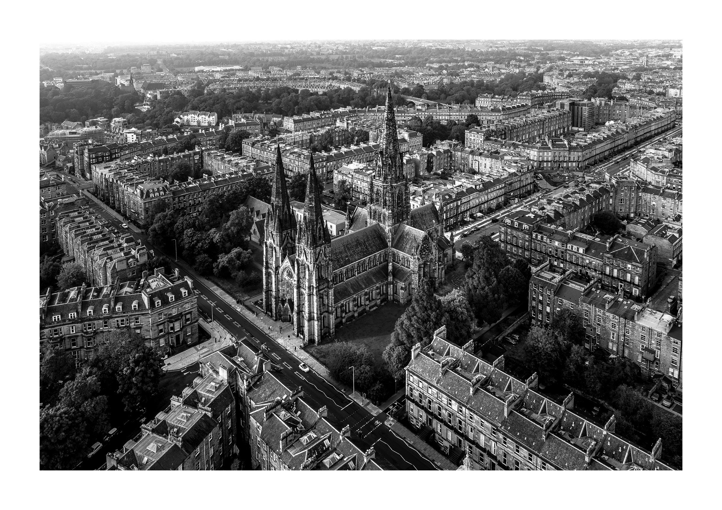 Above St. Mary's Cathedral