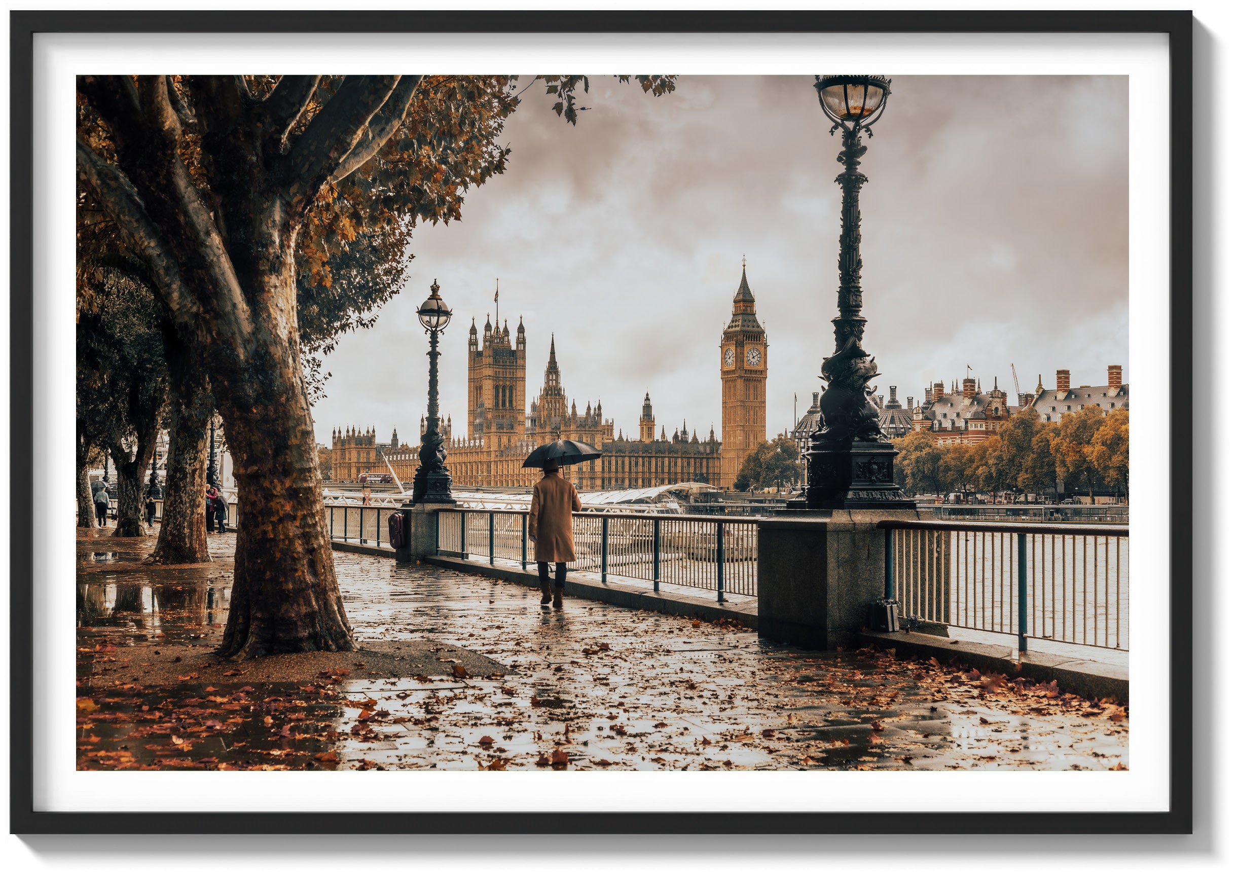 Rainstorm over the Thames