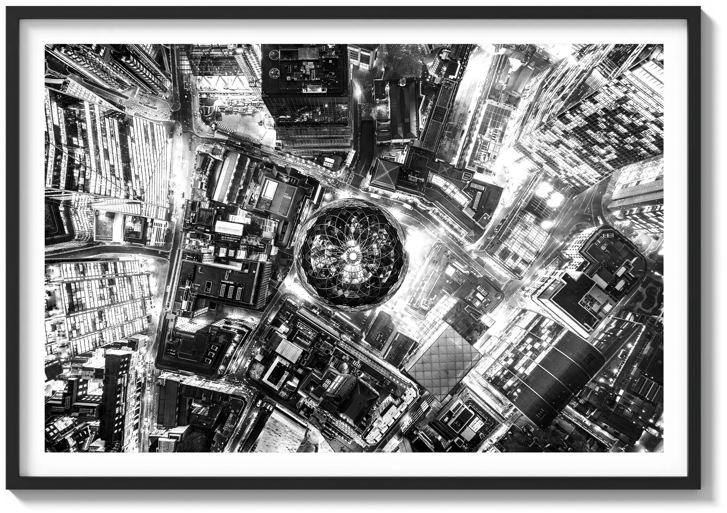 Above the Gherkin