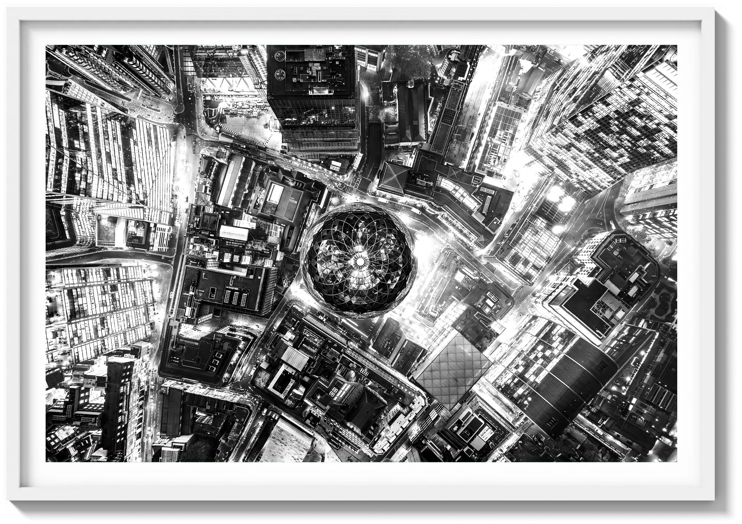 Above the Gherkin
