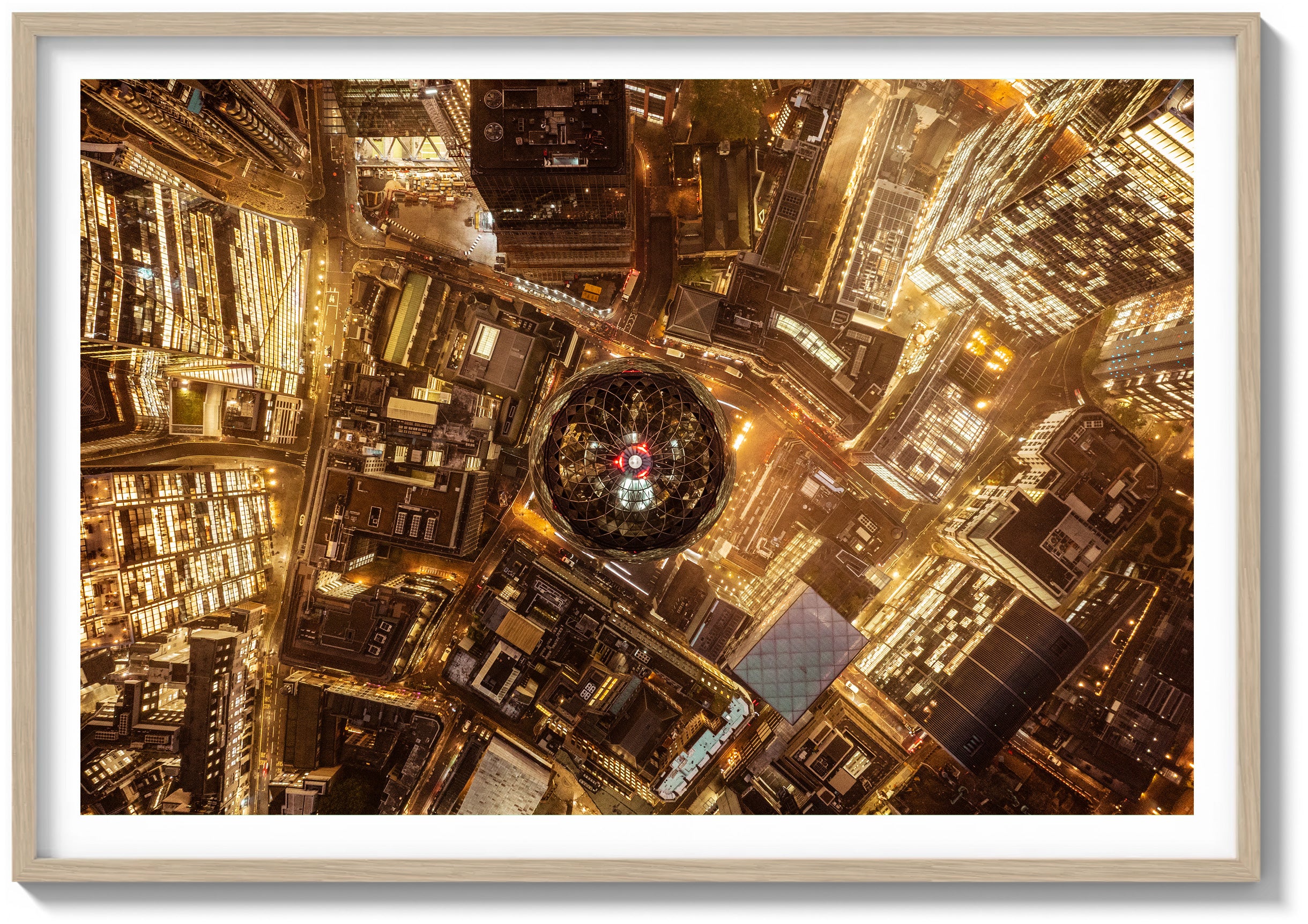 Above the Gherkin