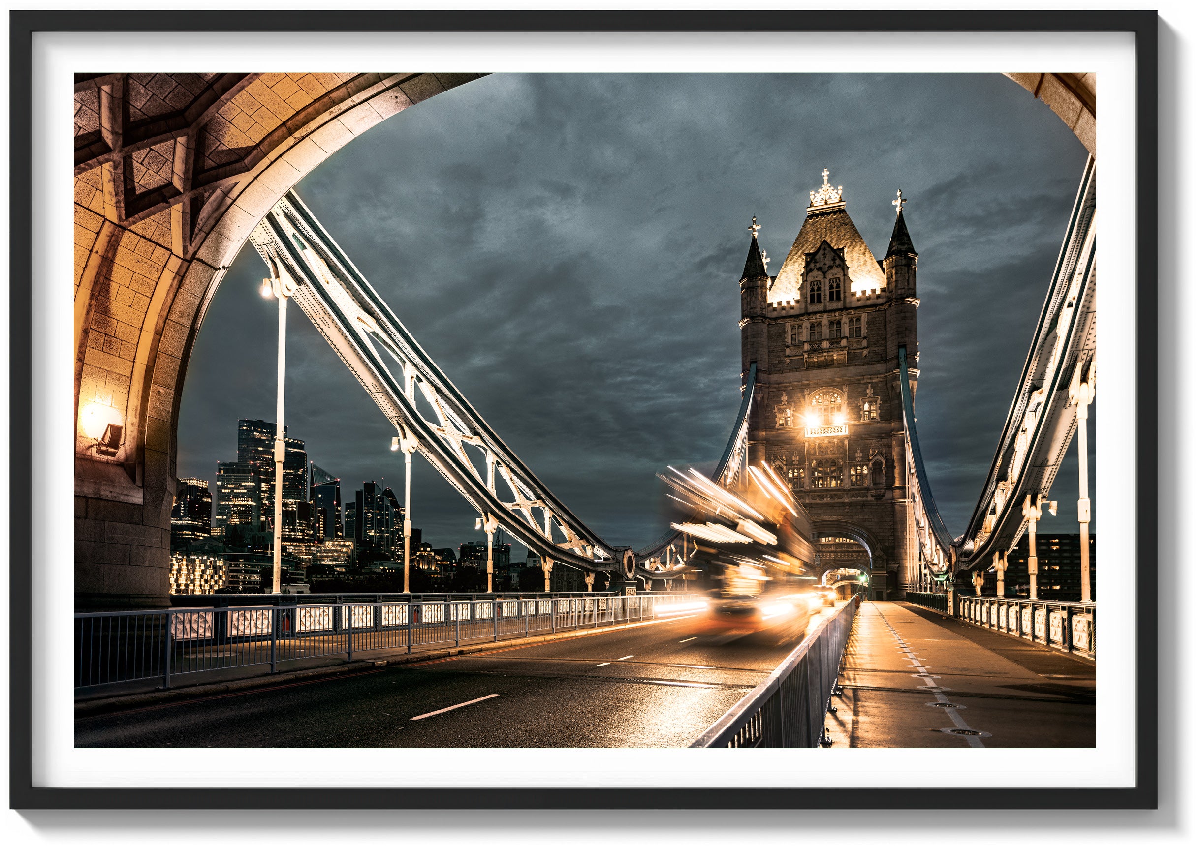 Morning Rush on Tower Bridge