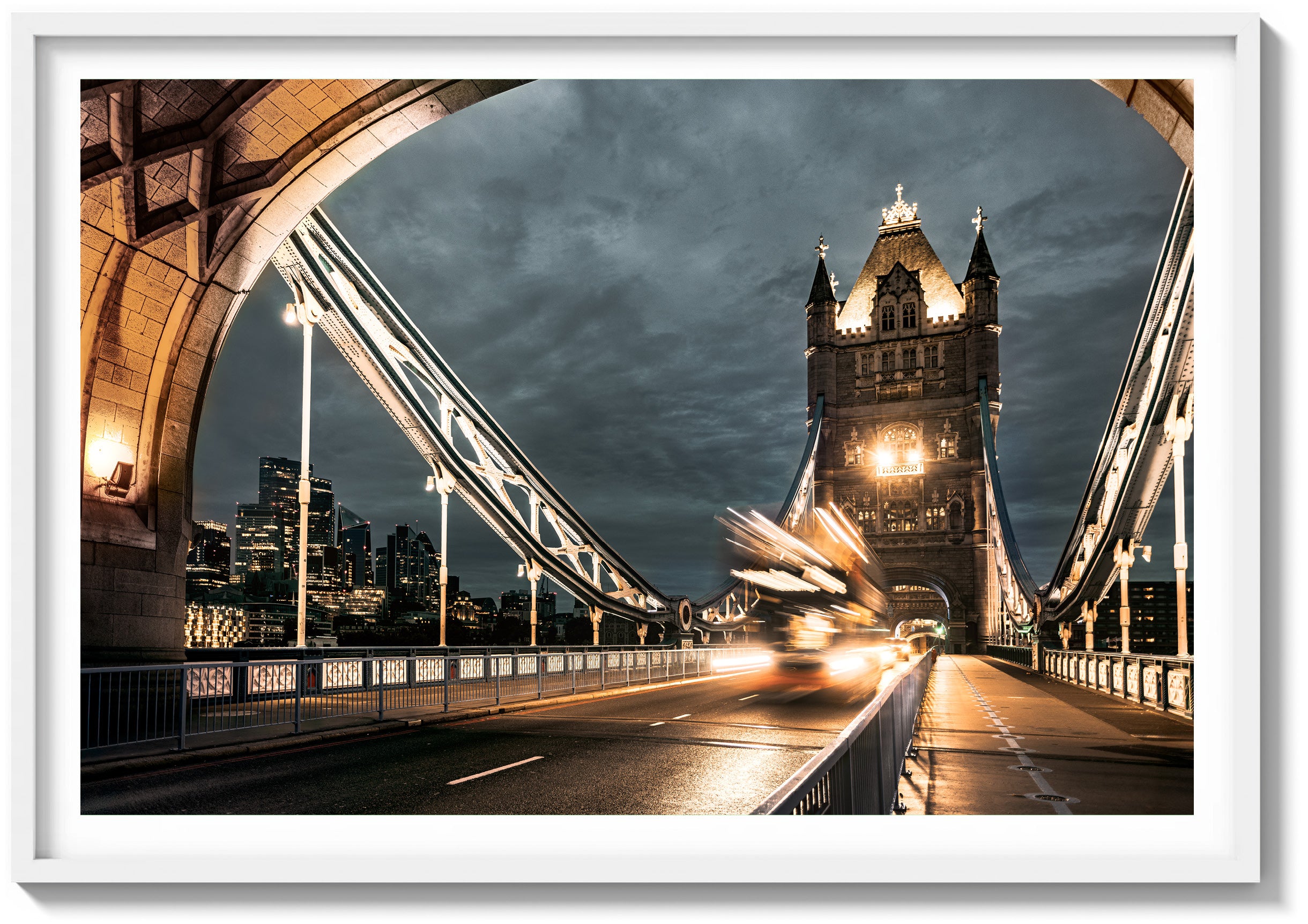 Morning Rush on Tower Bridge