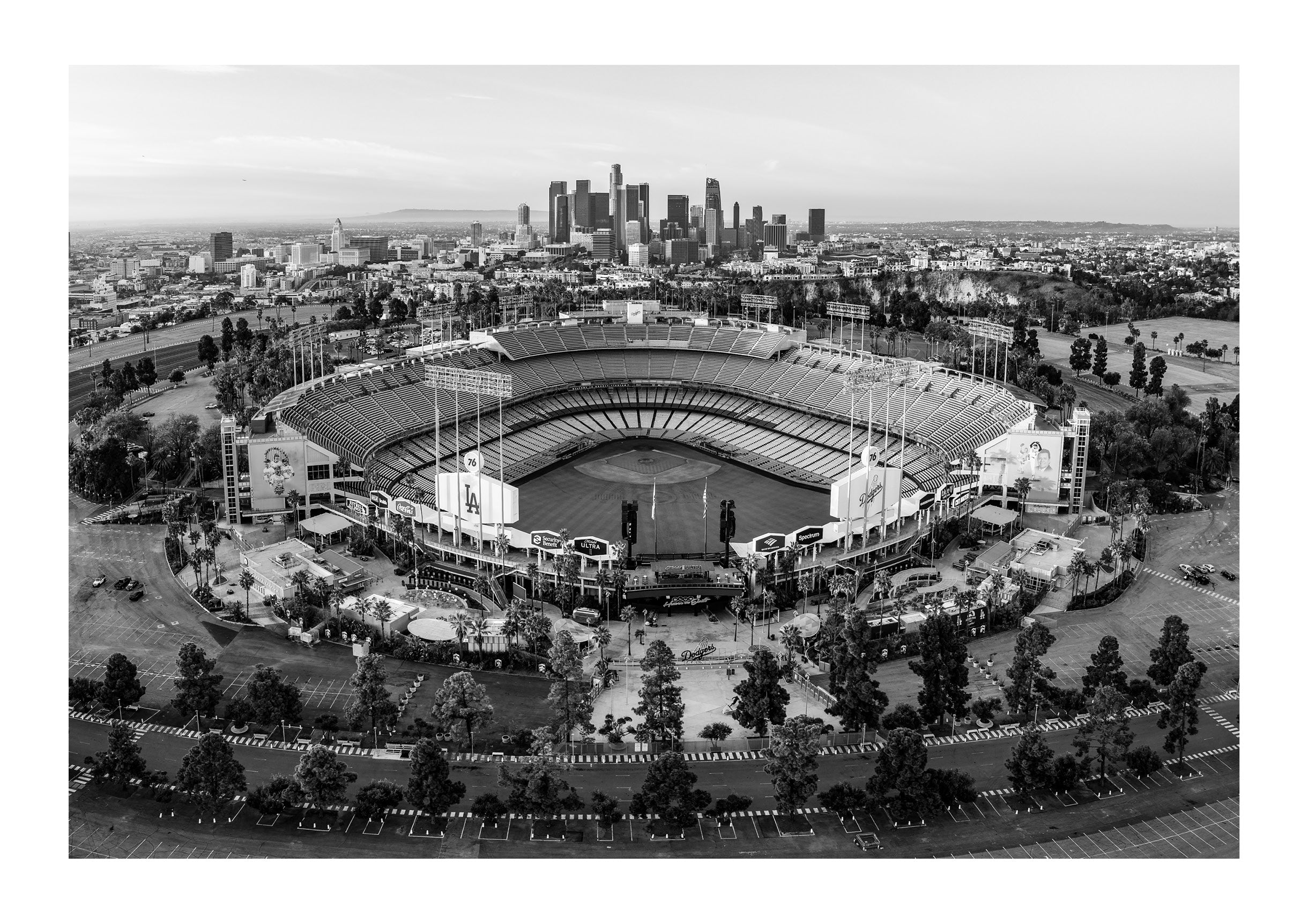 Sunrise at Dodger Stadium