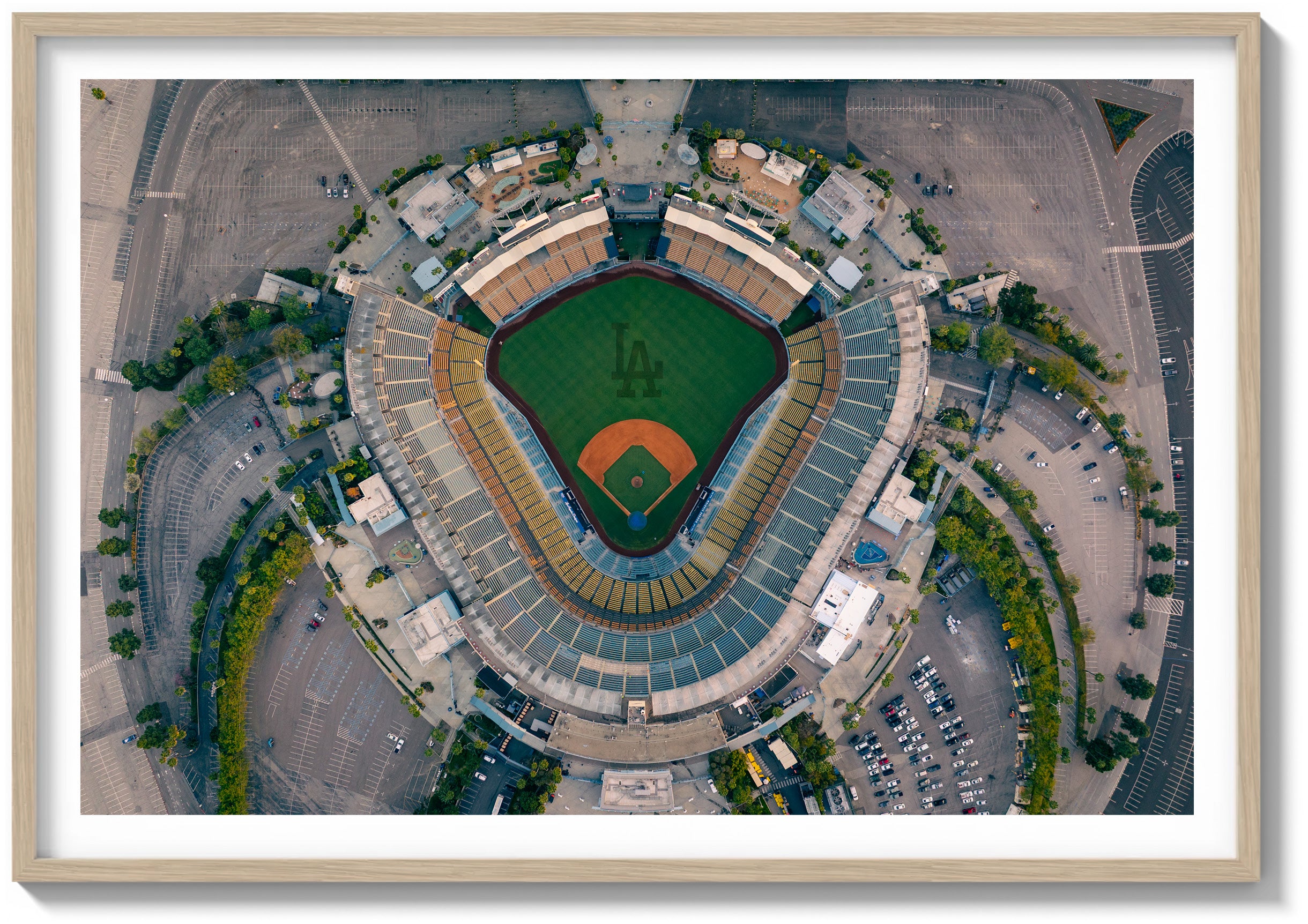 Above Dodger Stadium