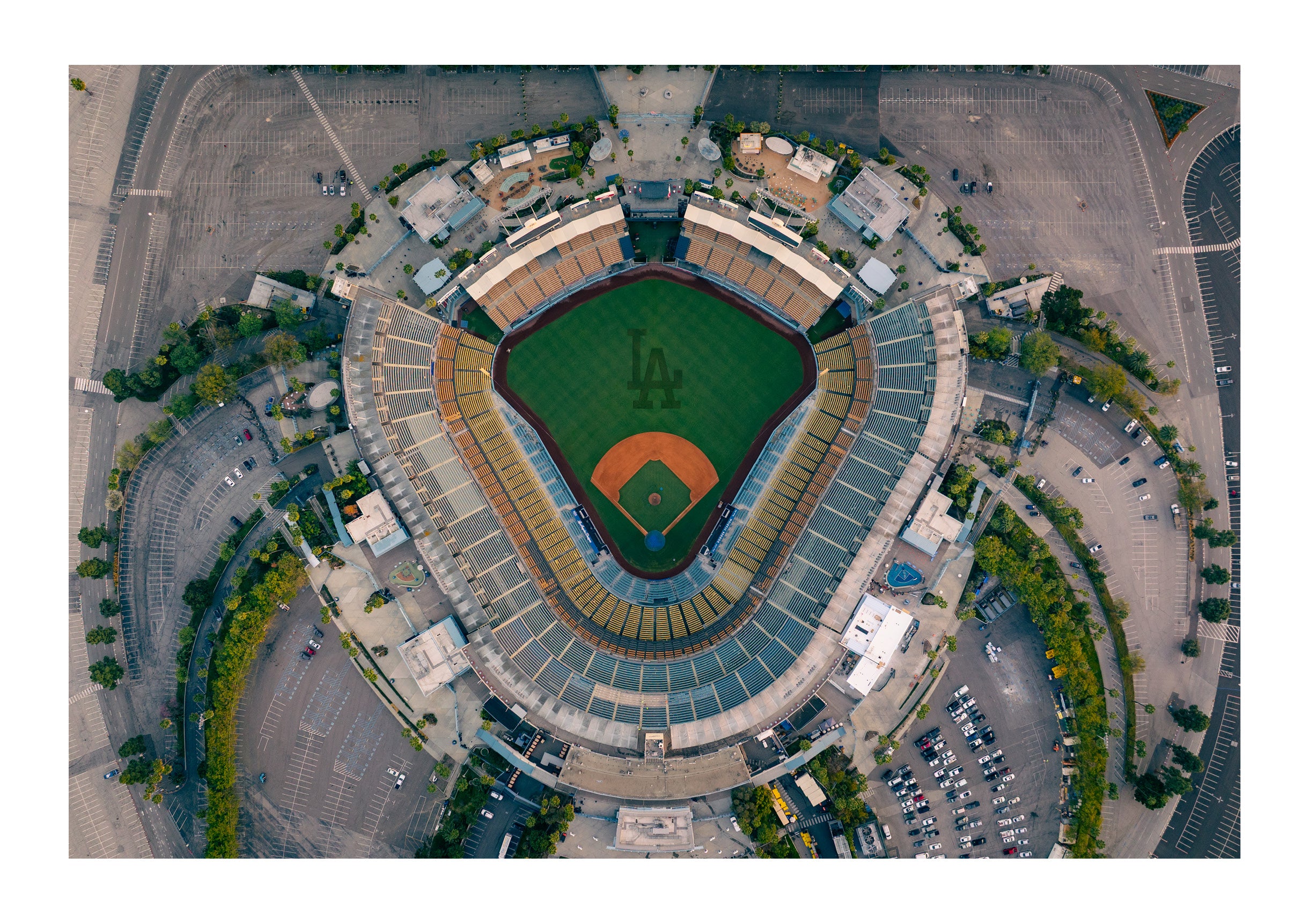 Above Dodger Stadium