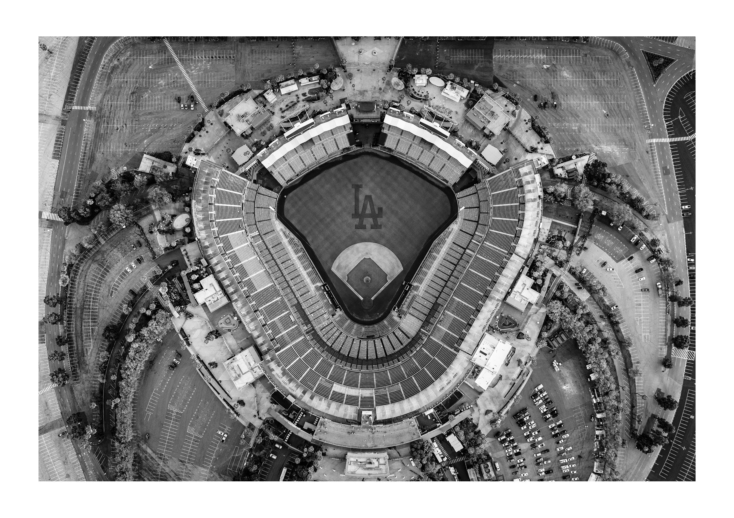 Above Dodger Stadium