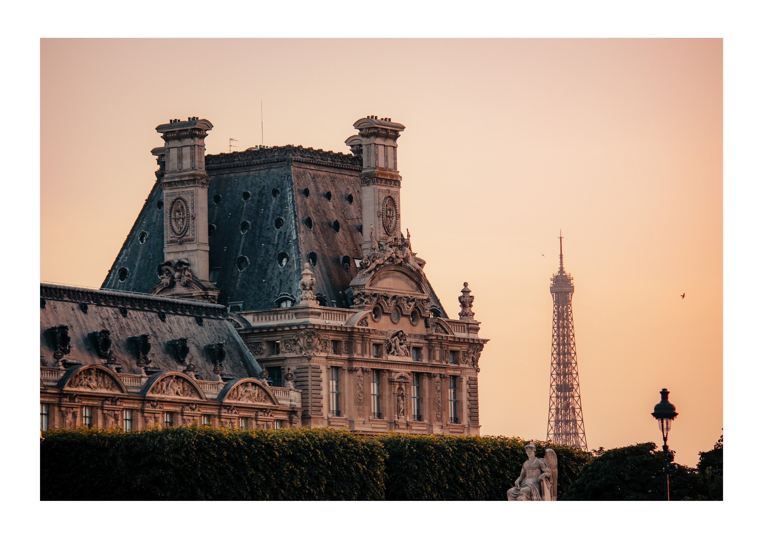 Sundown Over the Louvre