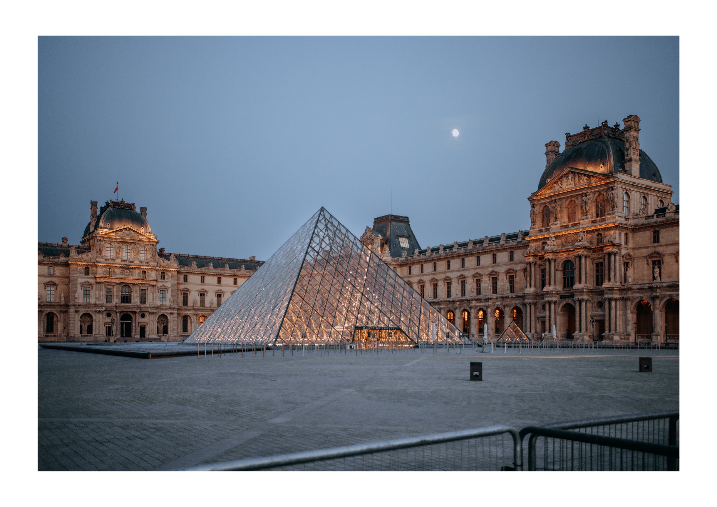 Moonrise at the Louvre