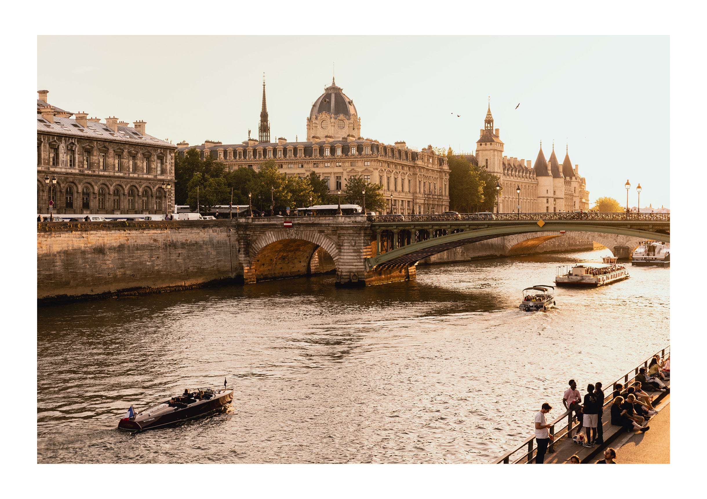 Sunset on the Seine