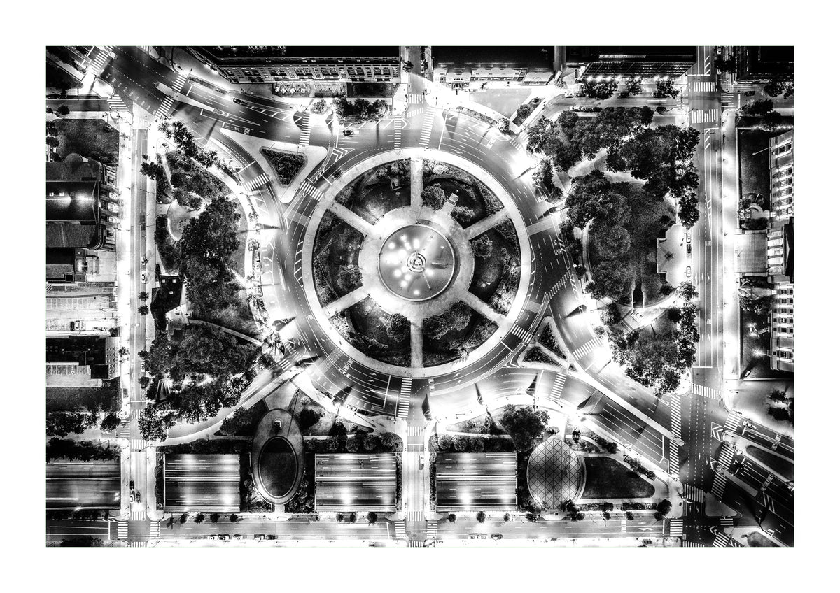 Logan Square From Above
