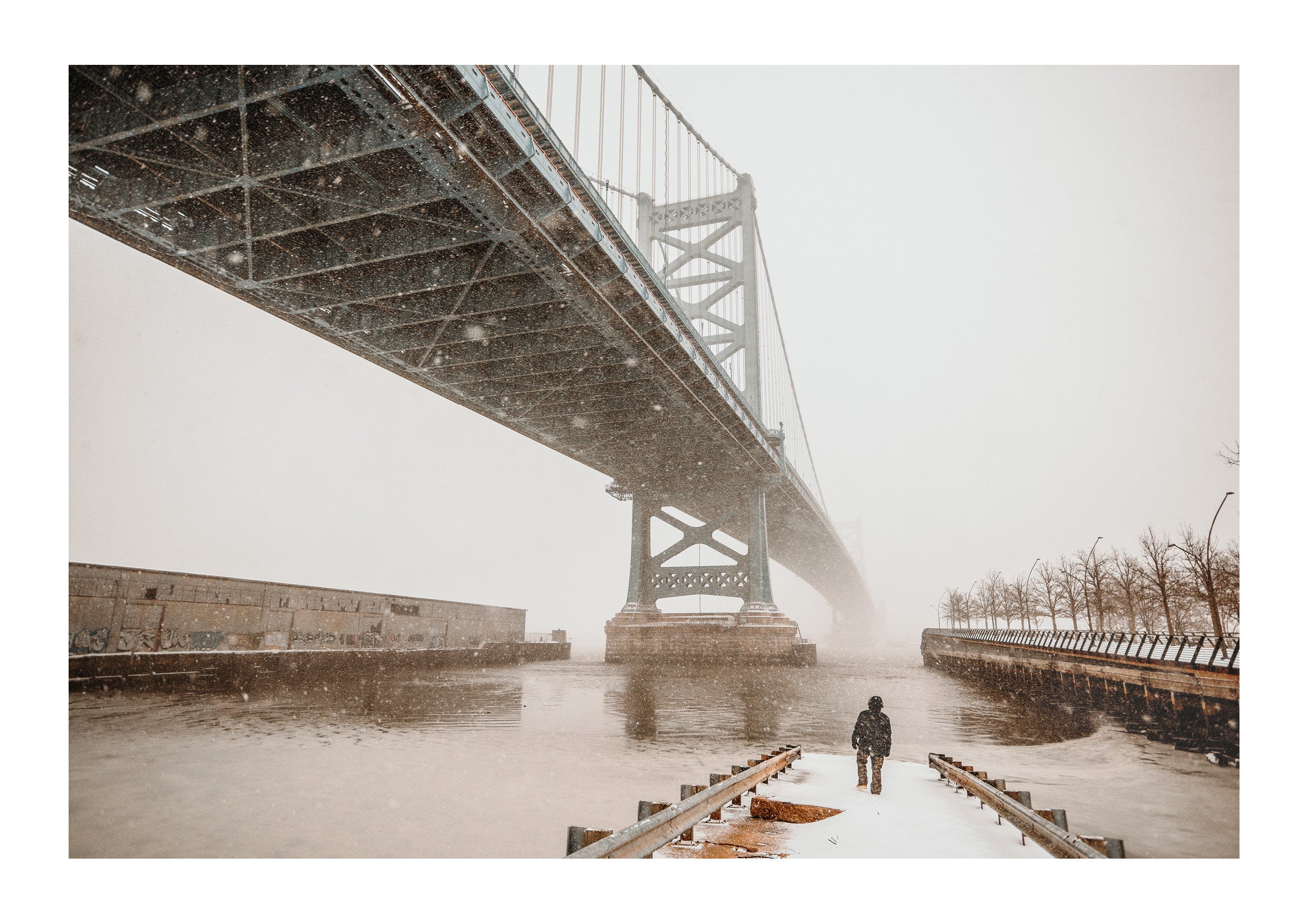Whiteout on the Delaware