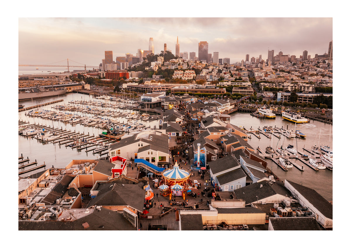 Sunset Over Pier 39
