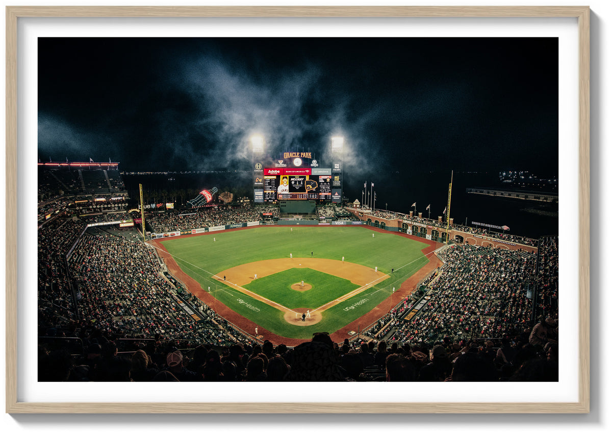 Oracle Stadium Illuminated
