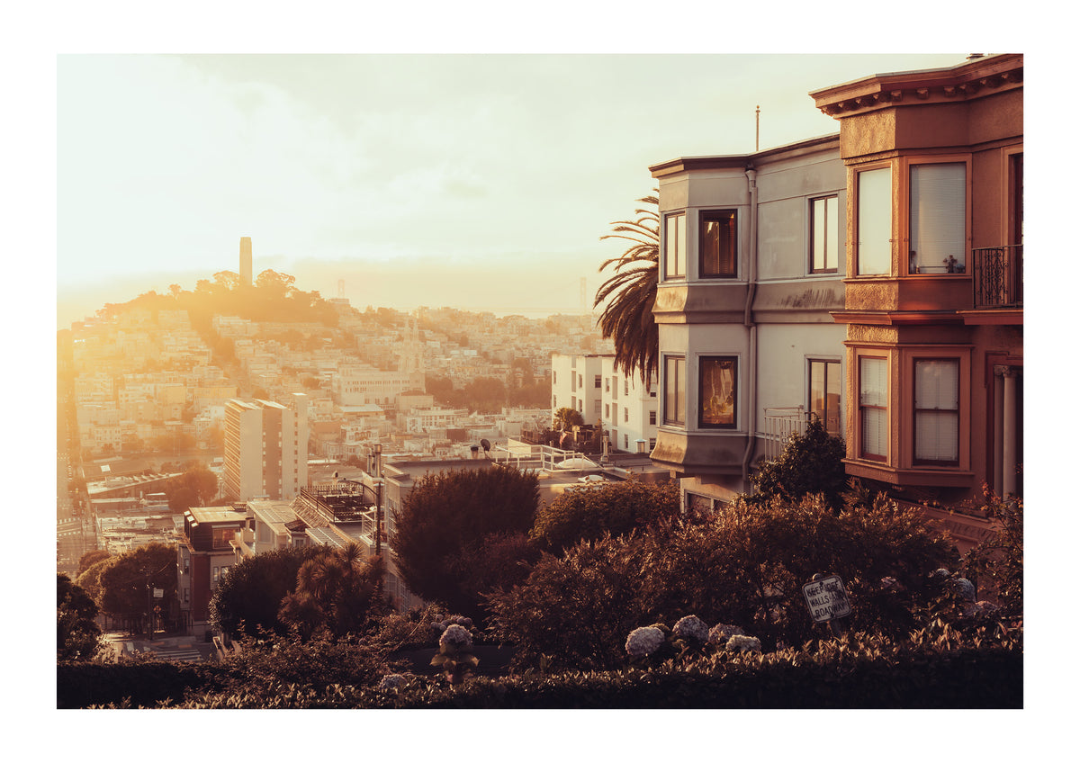Morning Glow On Lombard St