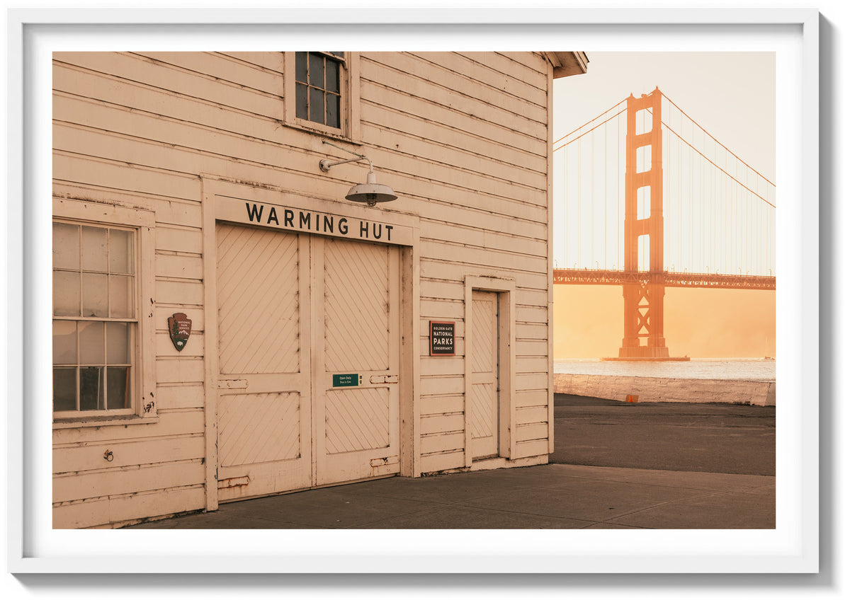 Warming Hut at Golden Hour