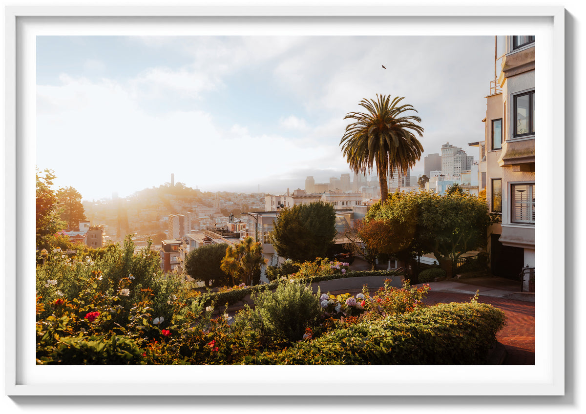 Springtime on Lombard Street