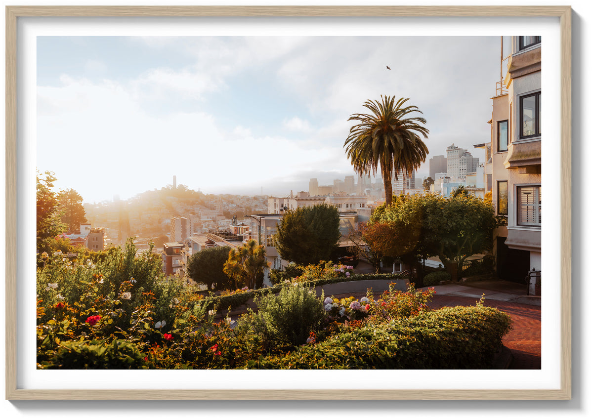Springtime on Lombard Street