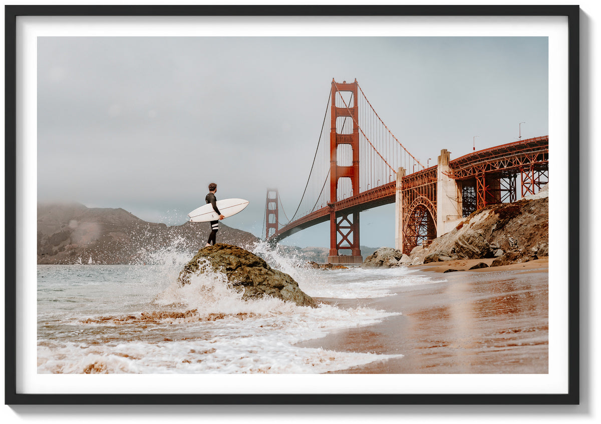 Surfing Marshall's Beach