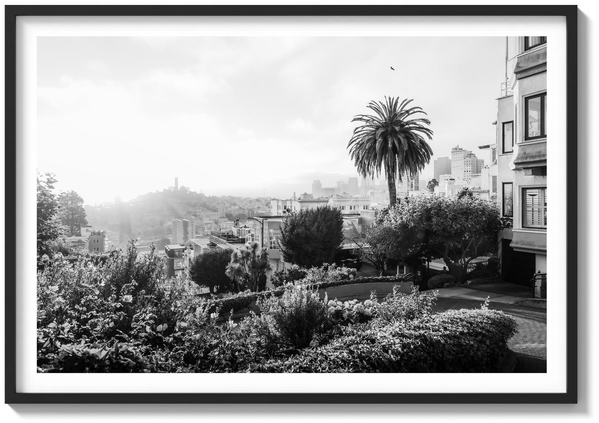 Springtime on Lombard Street