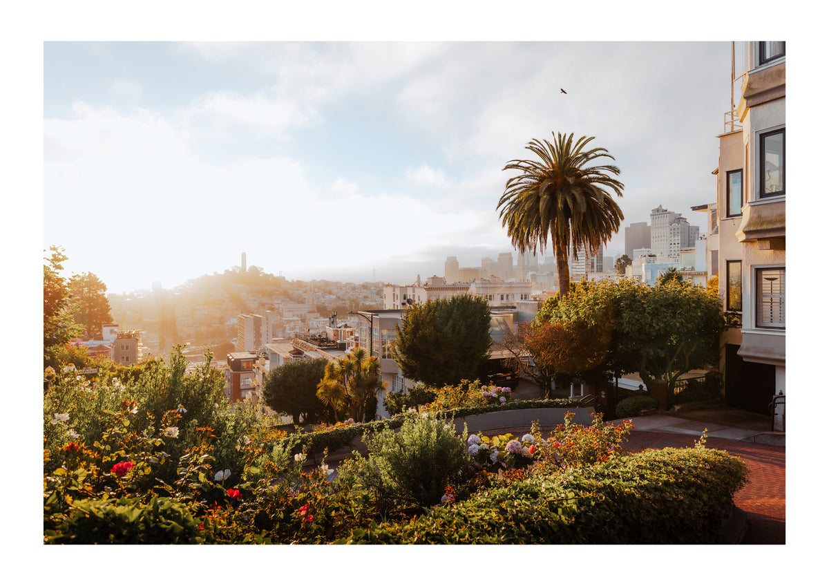 Springtime on Lombard Street