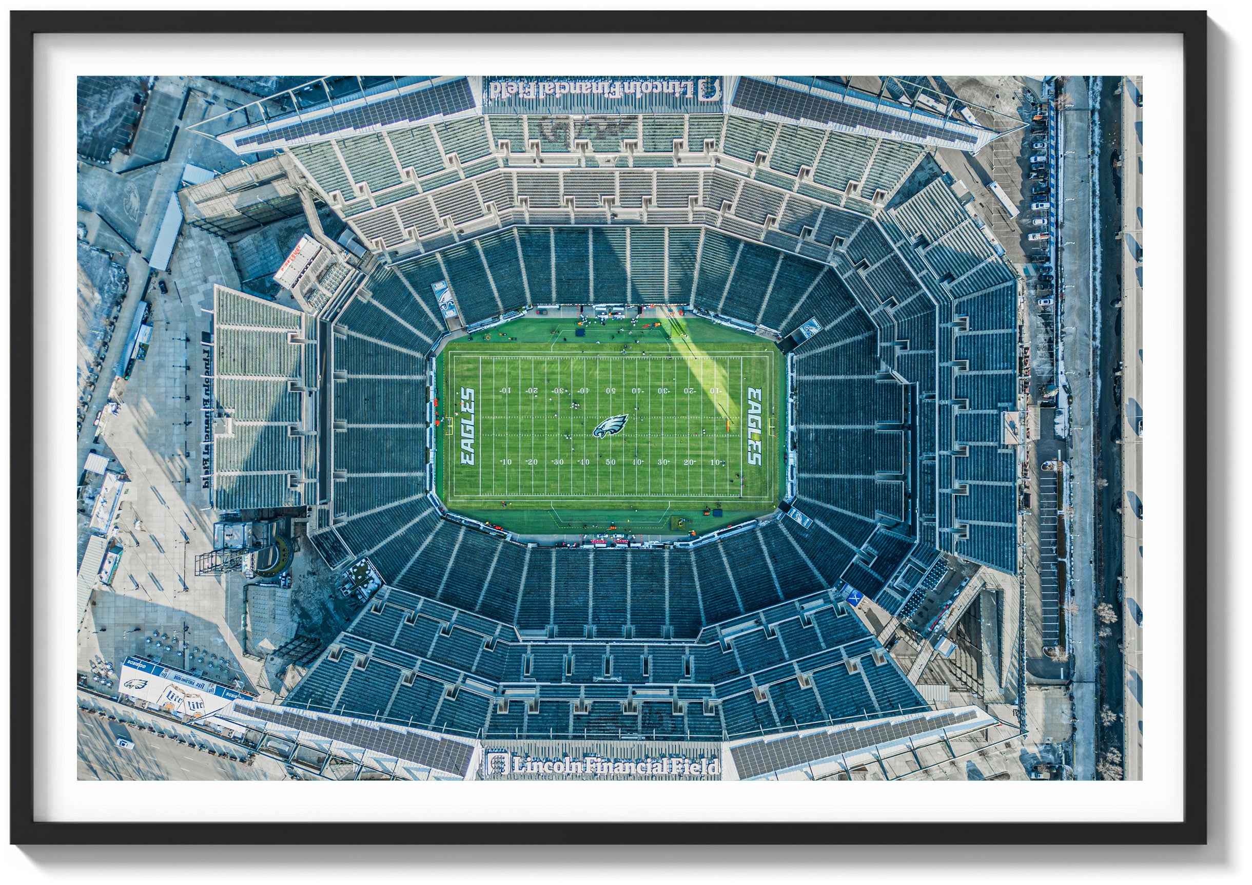 Above Lincoln Financial Field