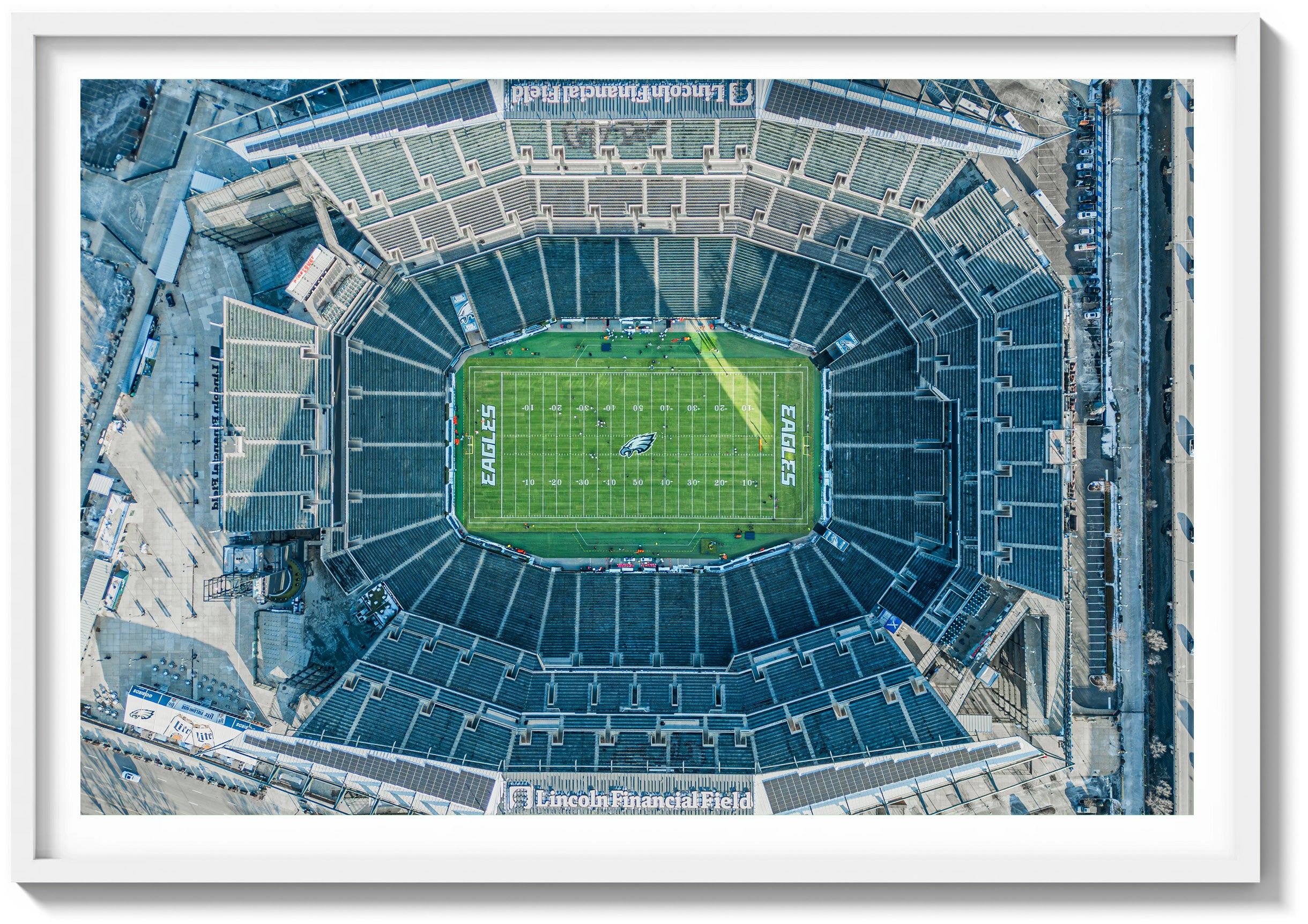 Above Lincoln Financial Field
