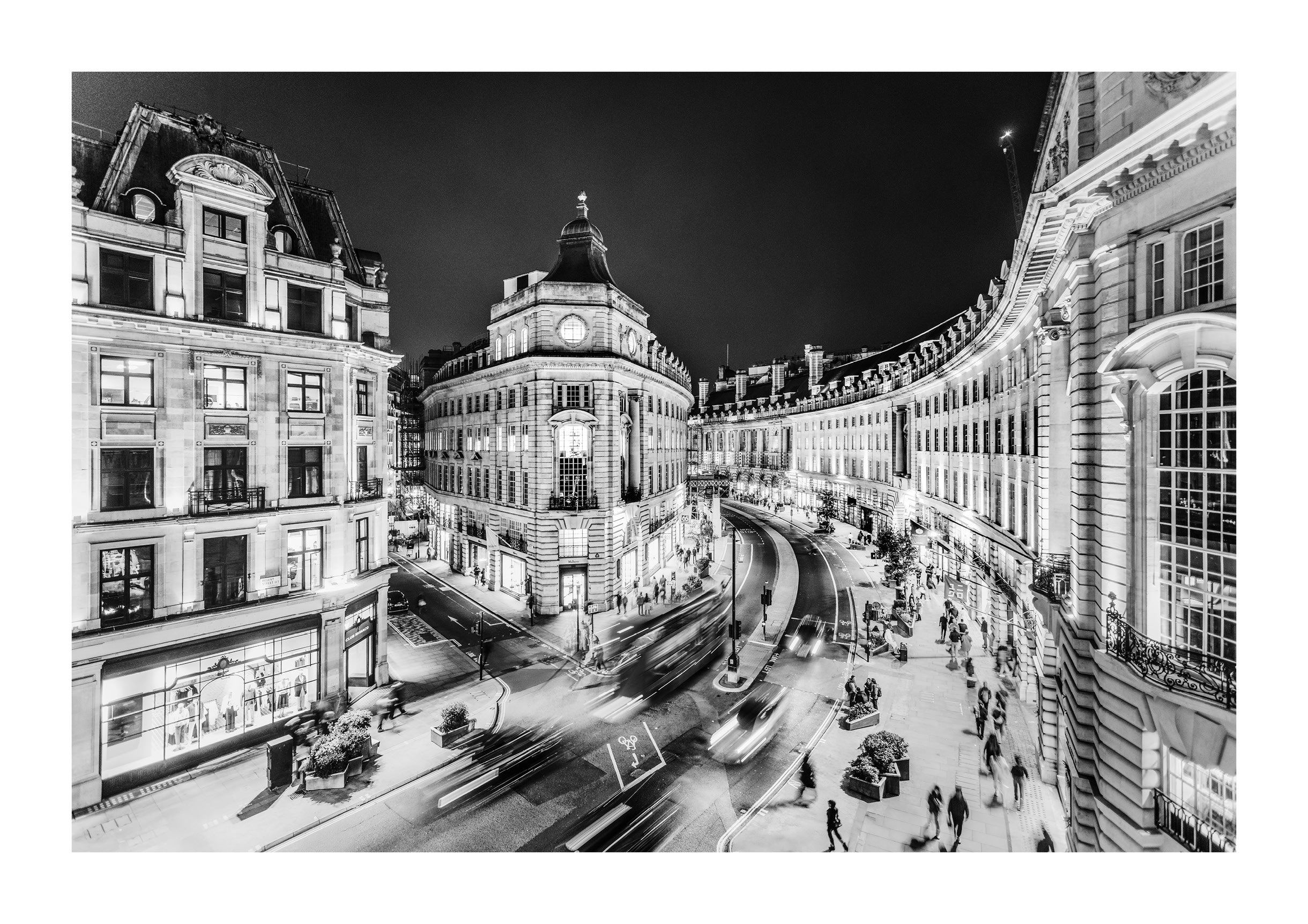 Nighttime on Regent Street