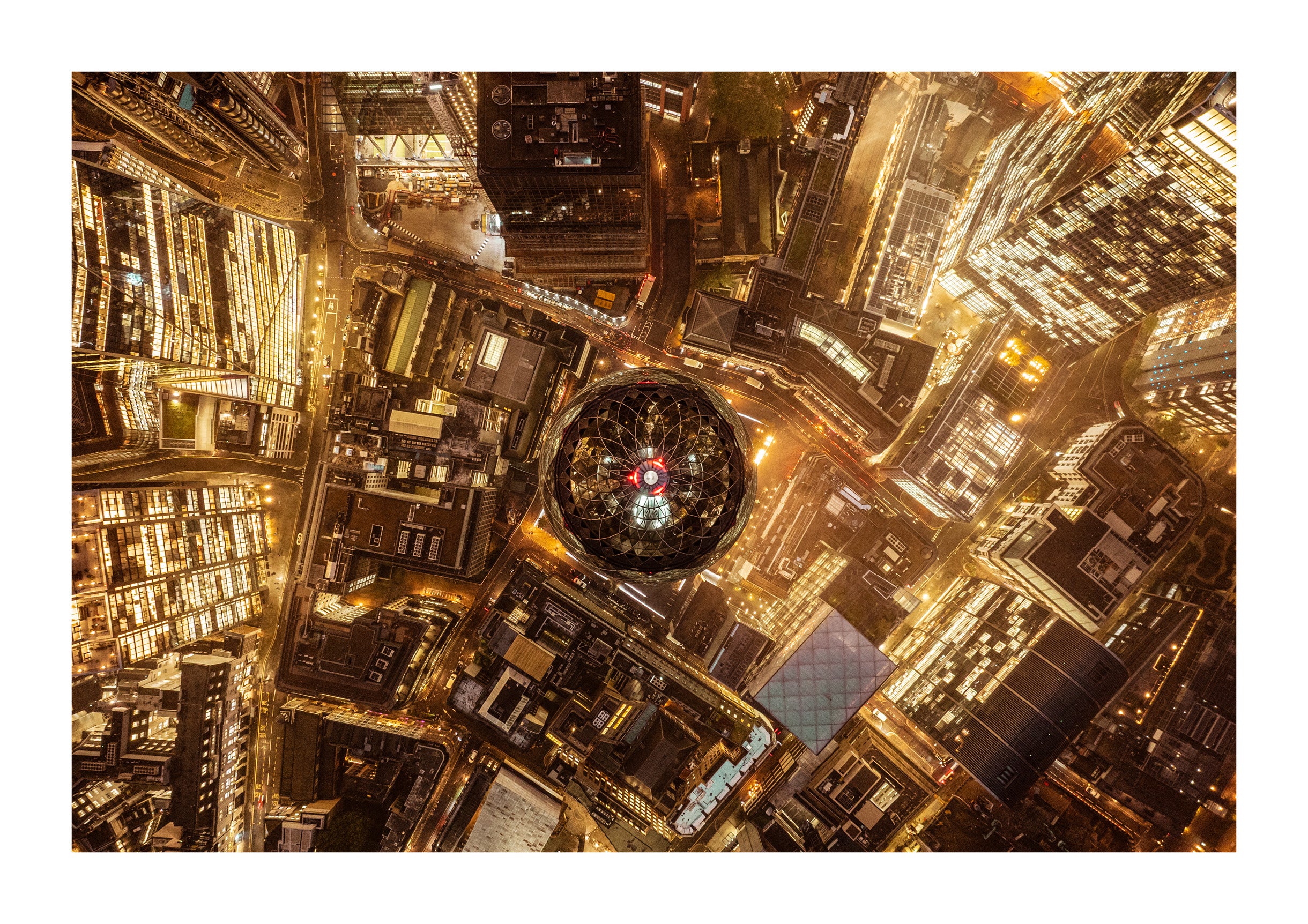 Above the Gherkin